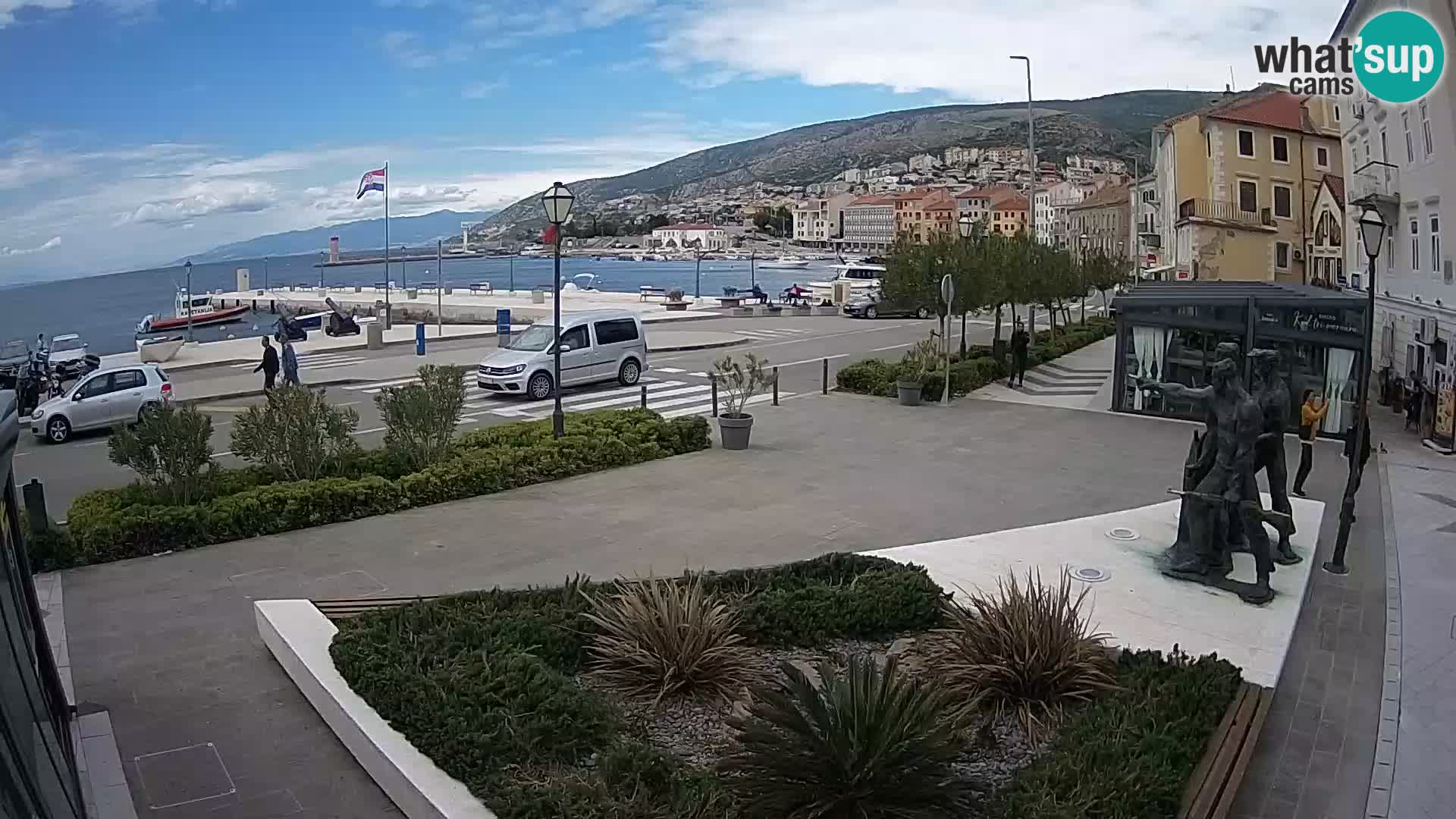 Webcam en vivo Senj riva – paseo marítimo