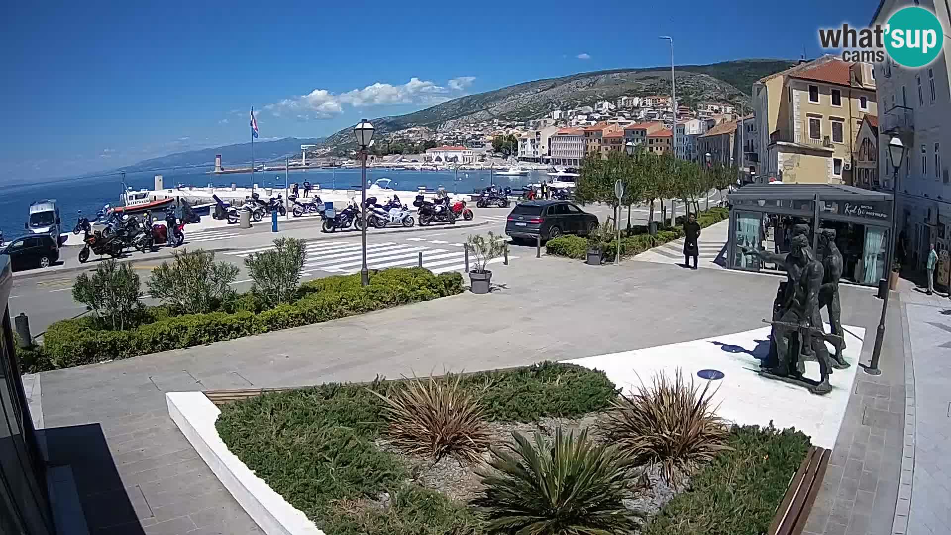 Spletna kamera v živo Senj riva – Hrvaška
