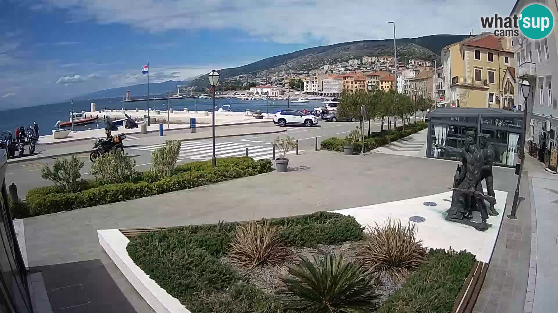Live webcam Senj riva – fronte mare