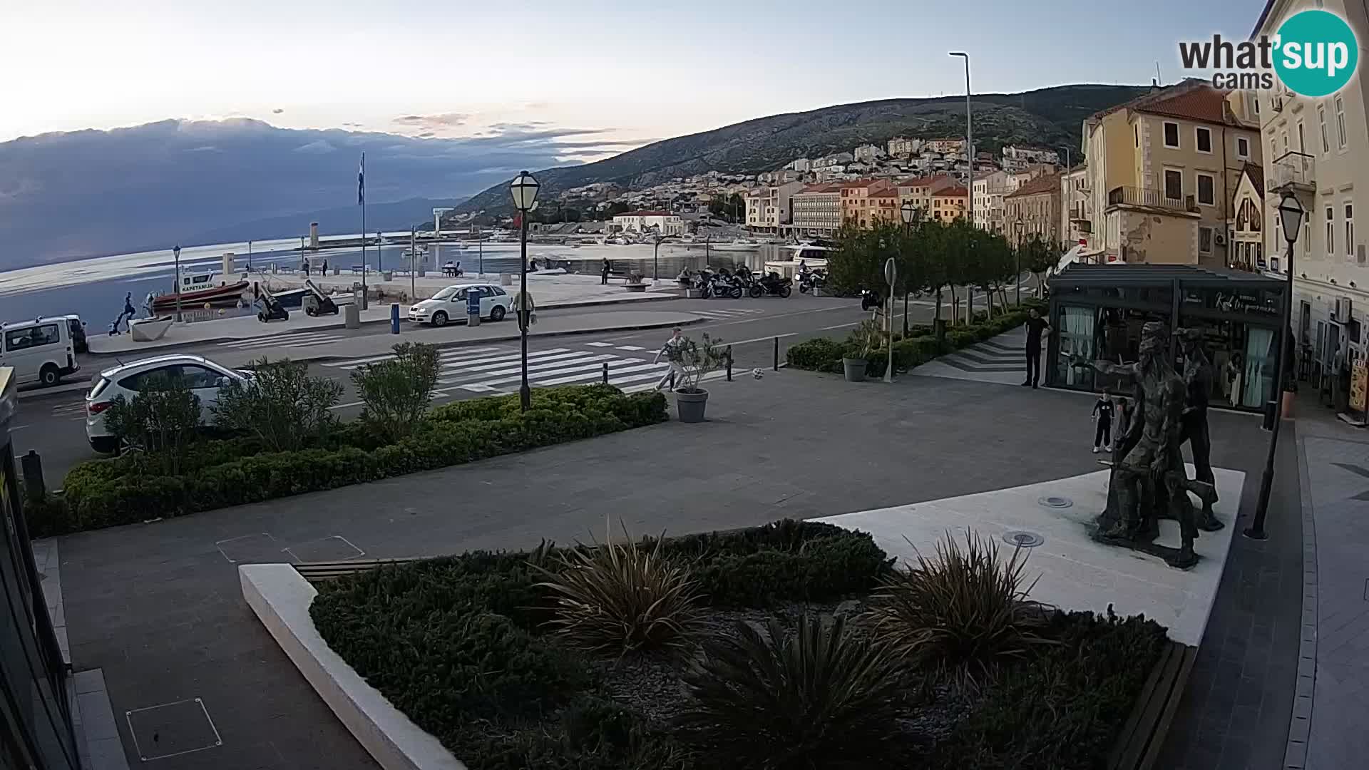 Spletna kamera v živo Senj riva – Hrvaška