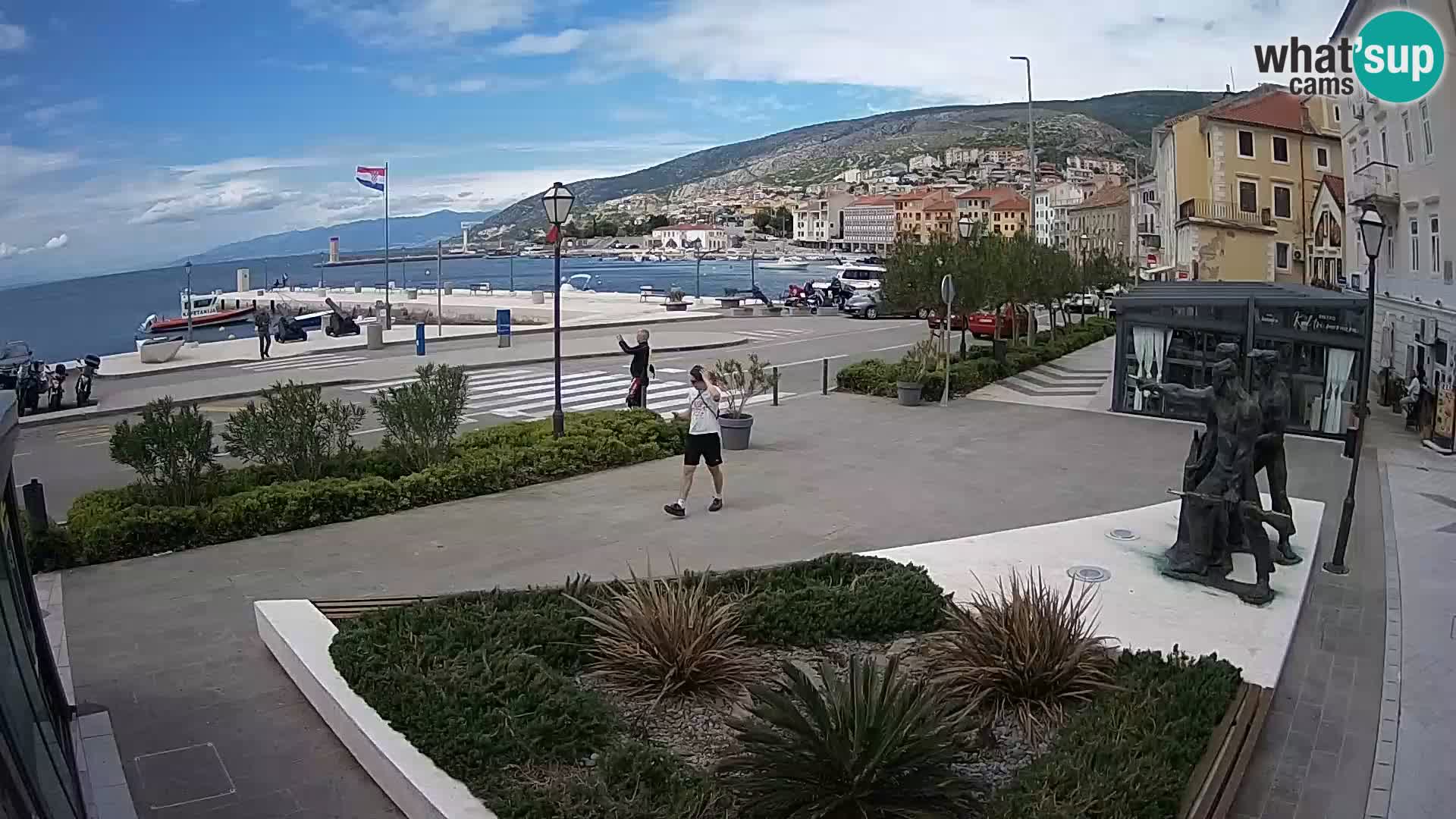 Spletna kamera v živo Senj riva – Hrvaška