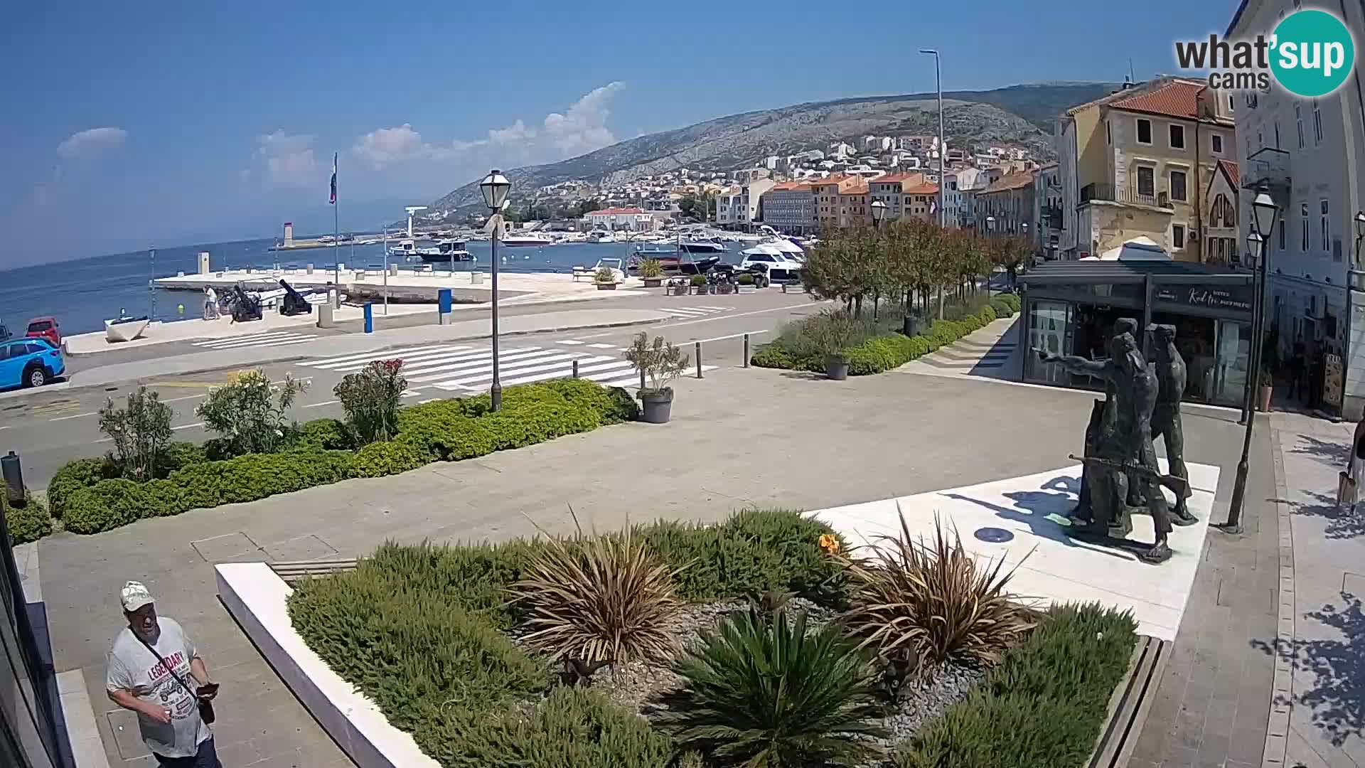 Live webcam Senj riva – fronte mare