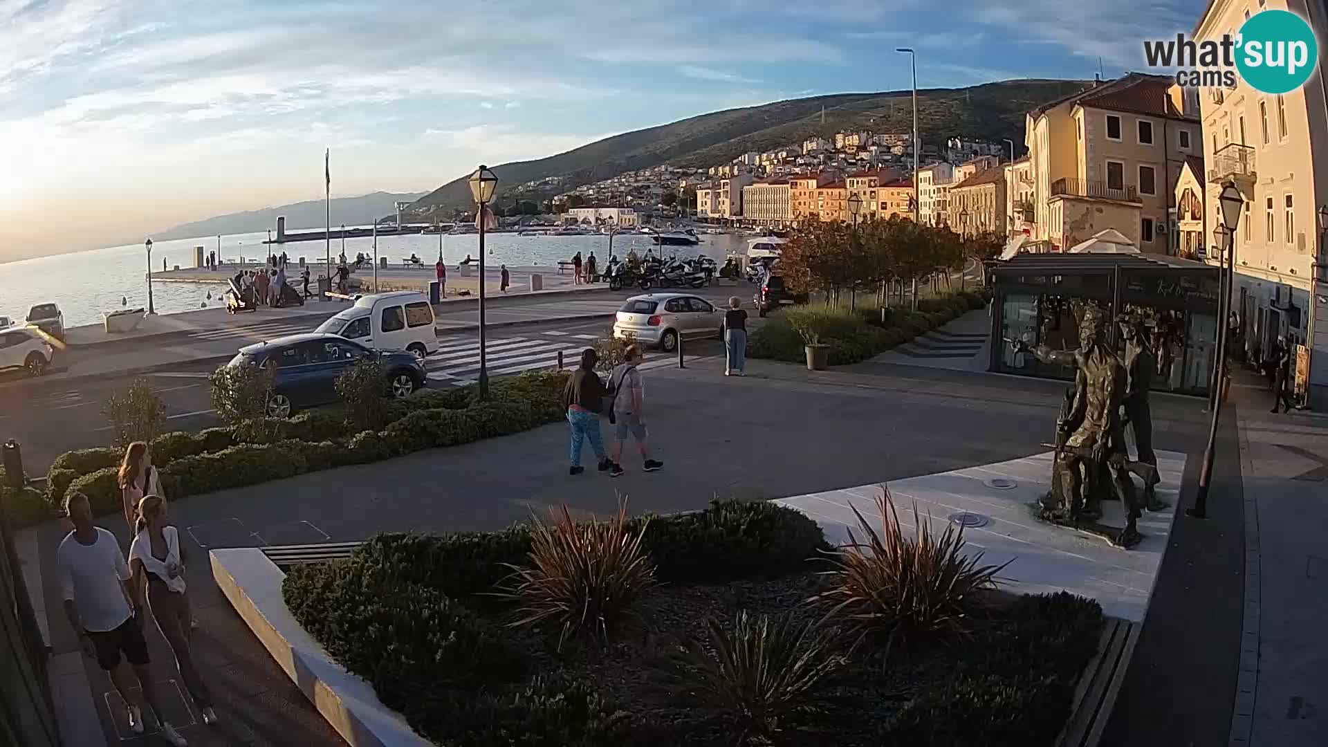Live-Webcam Senj Riva – direkt am Meer – Kroatien