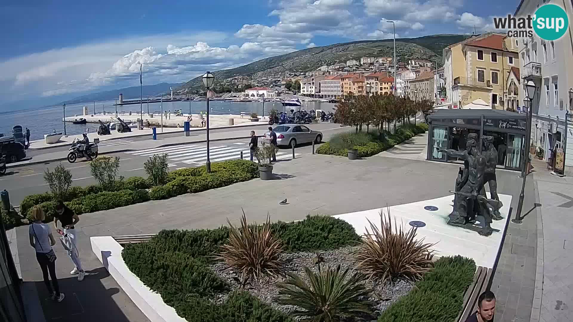 Live webcam Senj riva – seafront – Croatia