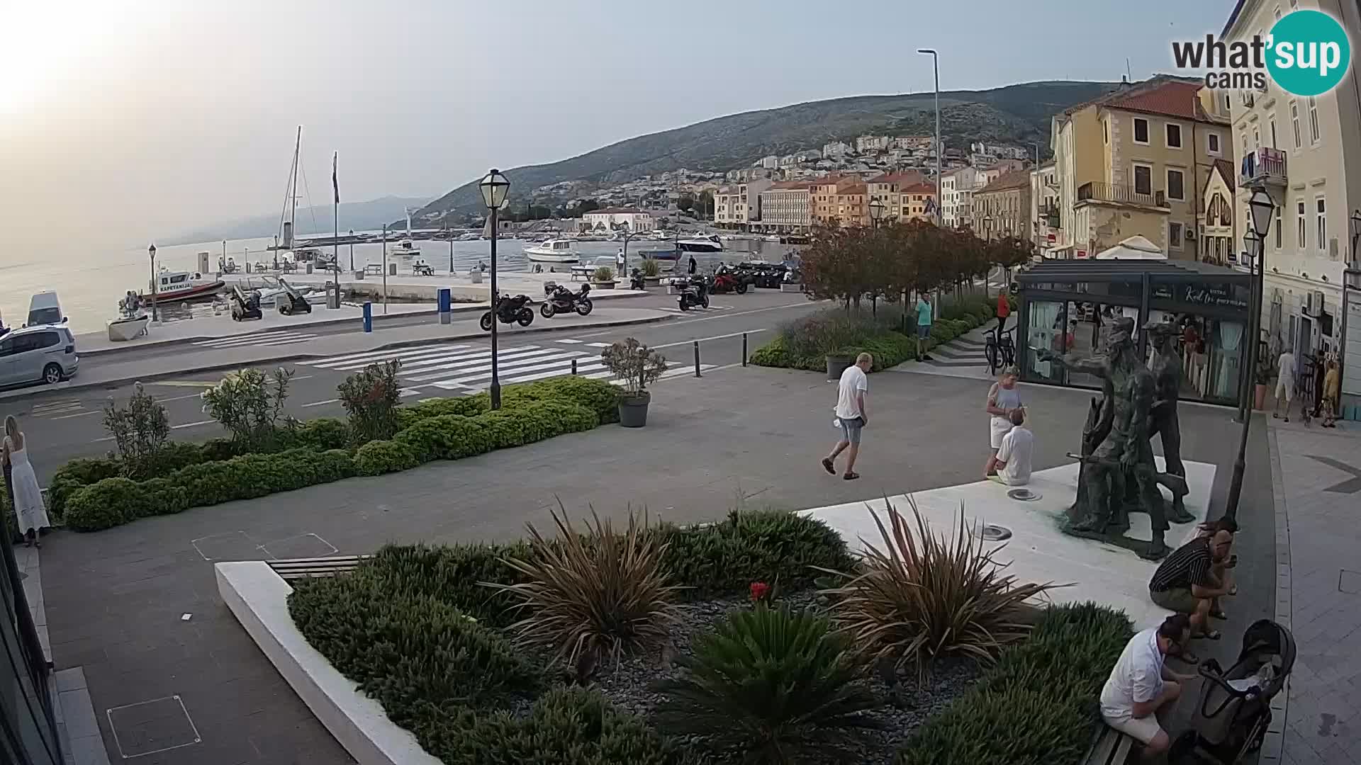Spletna kamera v živo Senj riva – Hrvaška