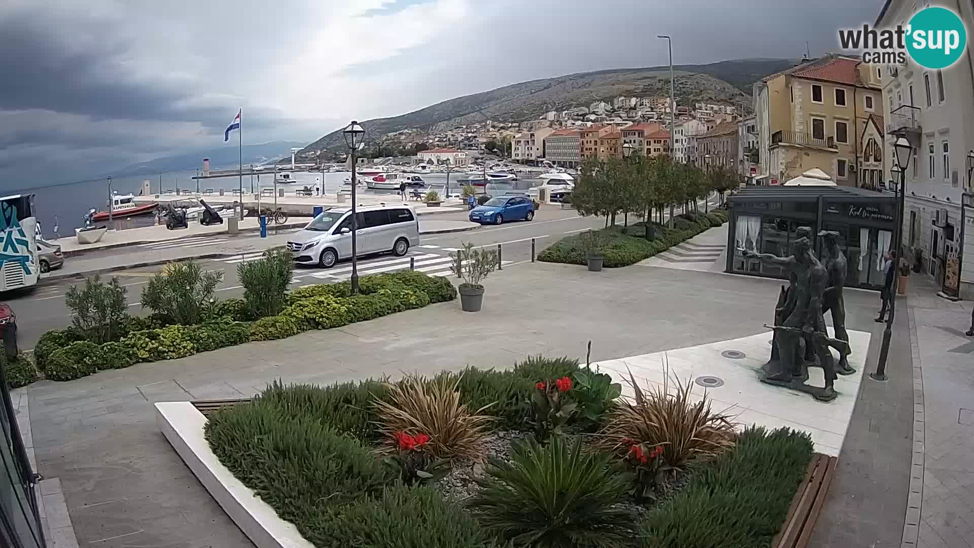 Live webcam Senj riva – seafront – Croatia