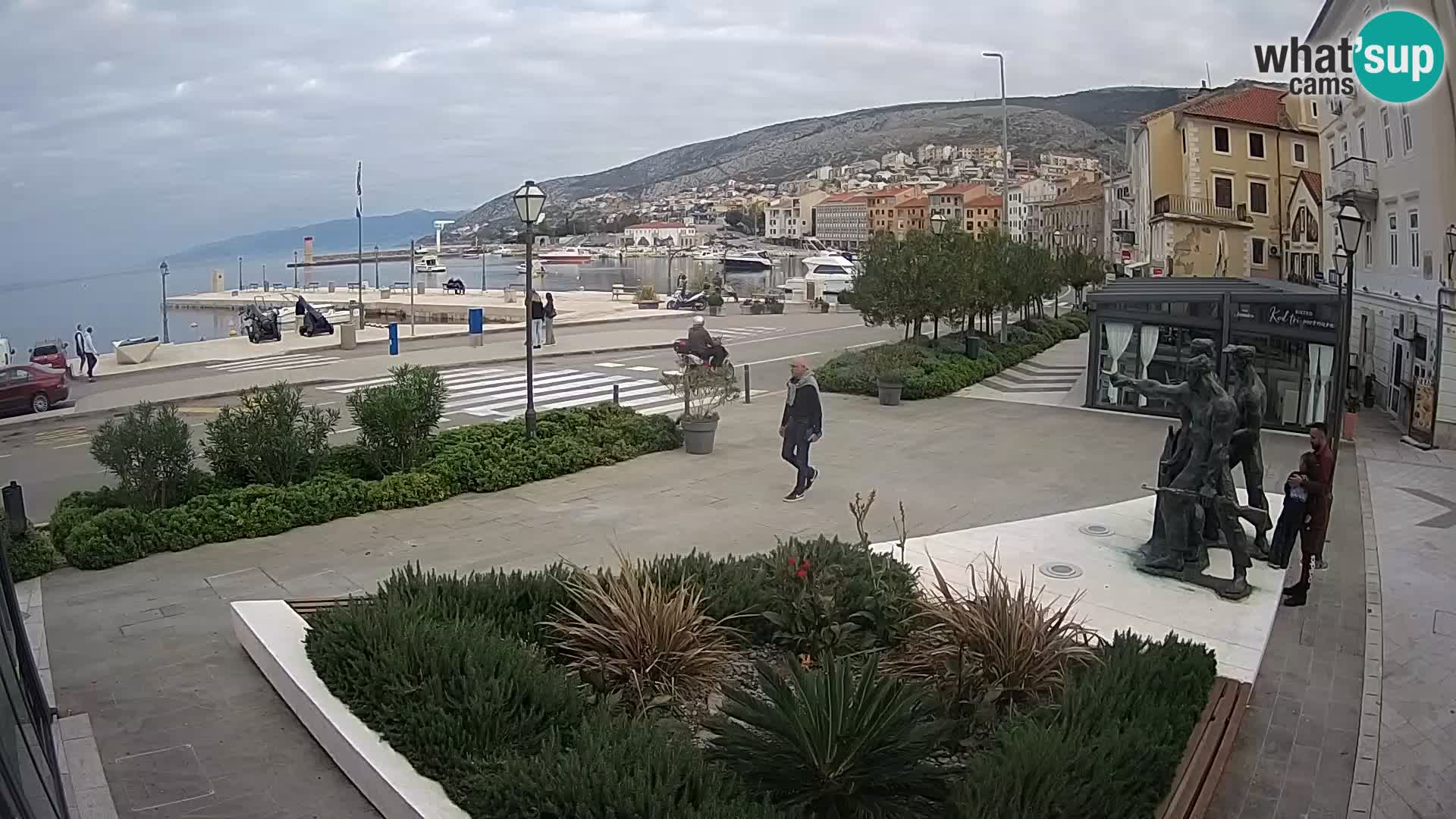 Live-Webcam Senj Riva – direkt am Meer – Kroatien