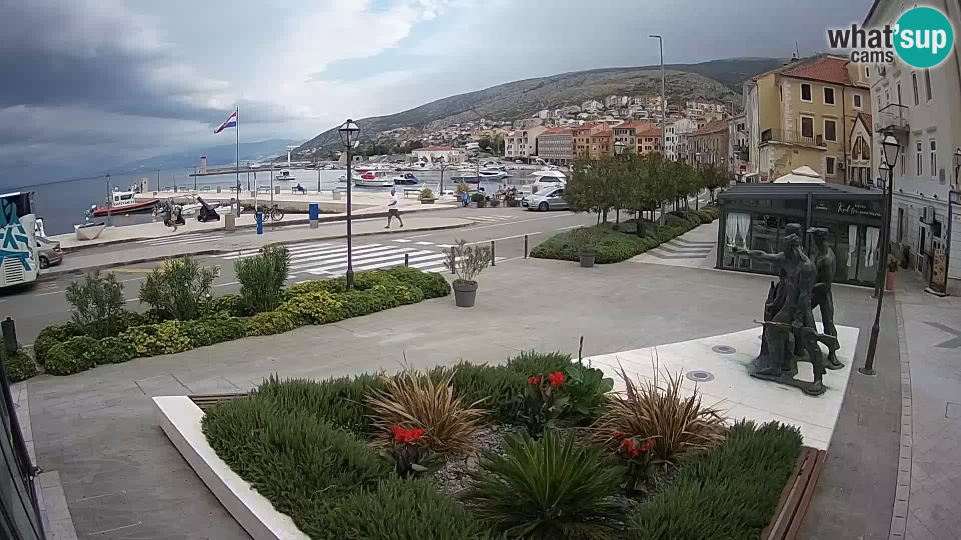 Live webcam Senj riva – fronte mare