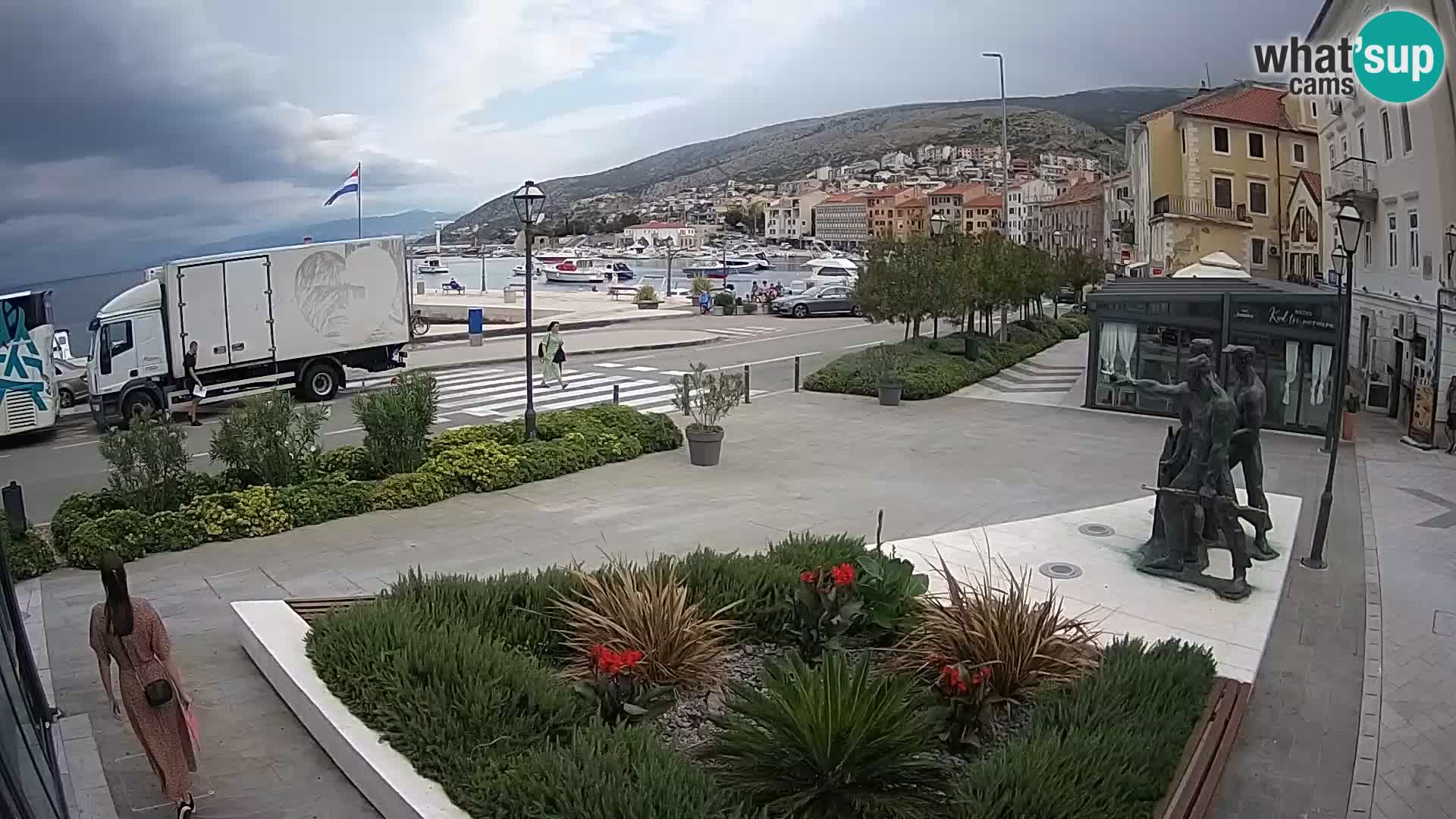 Live webcam Senj riva – seafront – Croatia