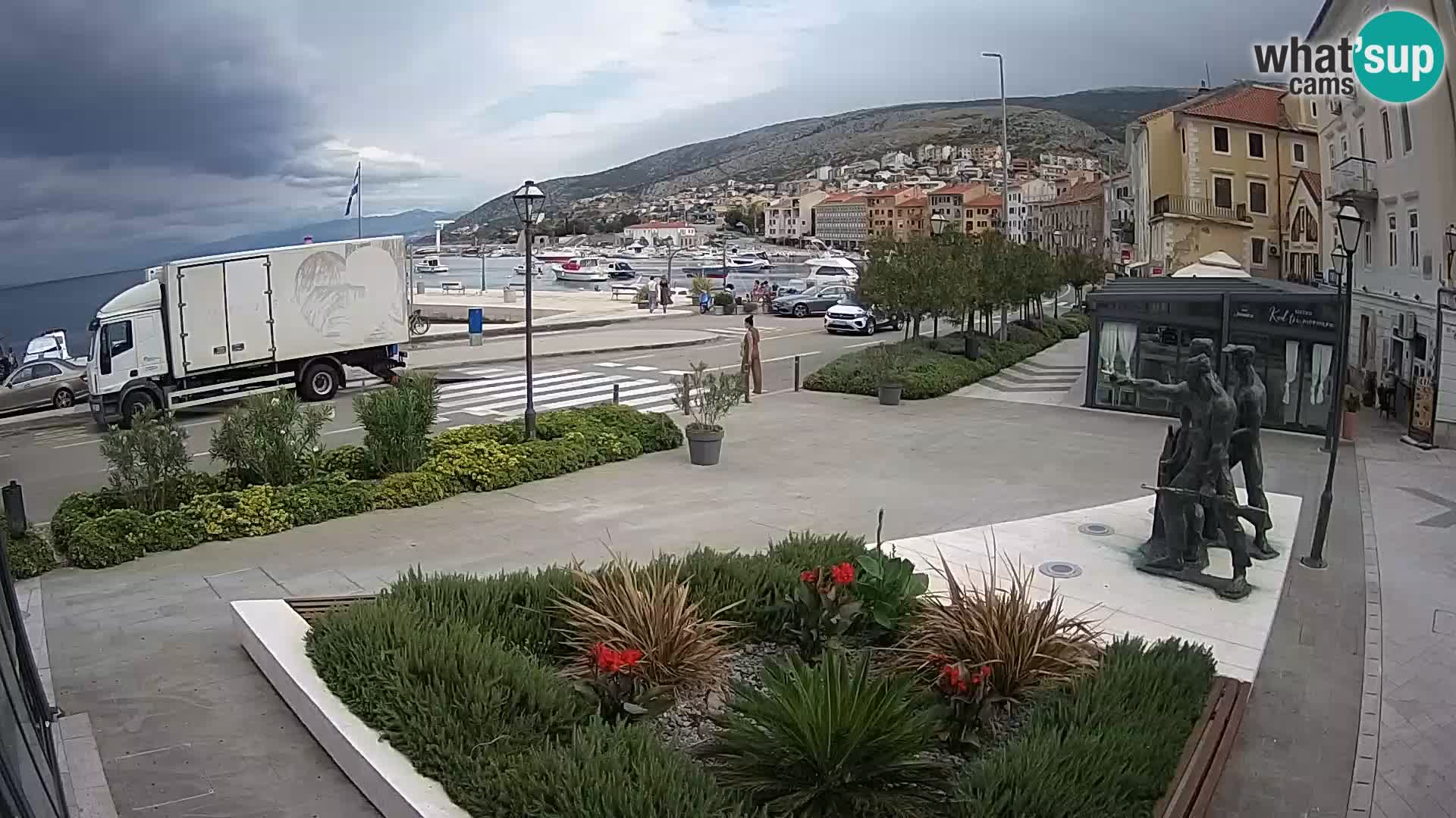 Live webcam Senj riva – seafront – Croatia