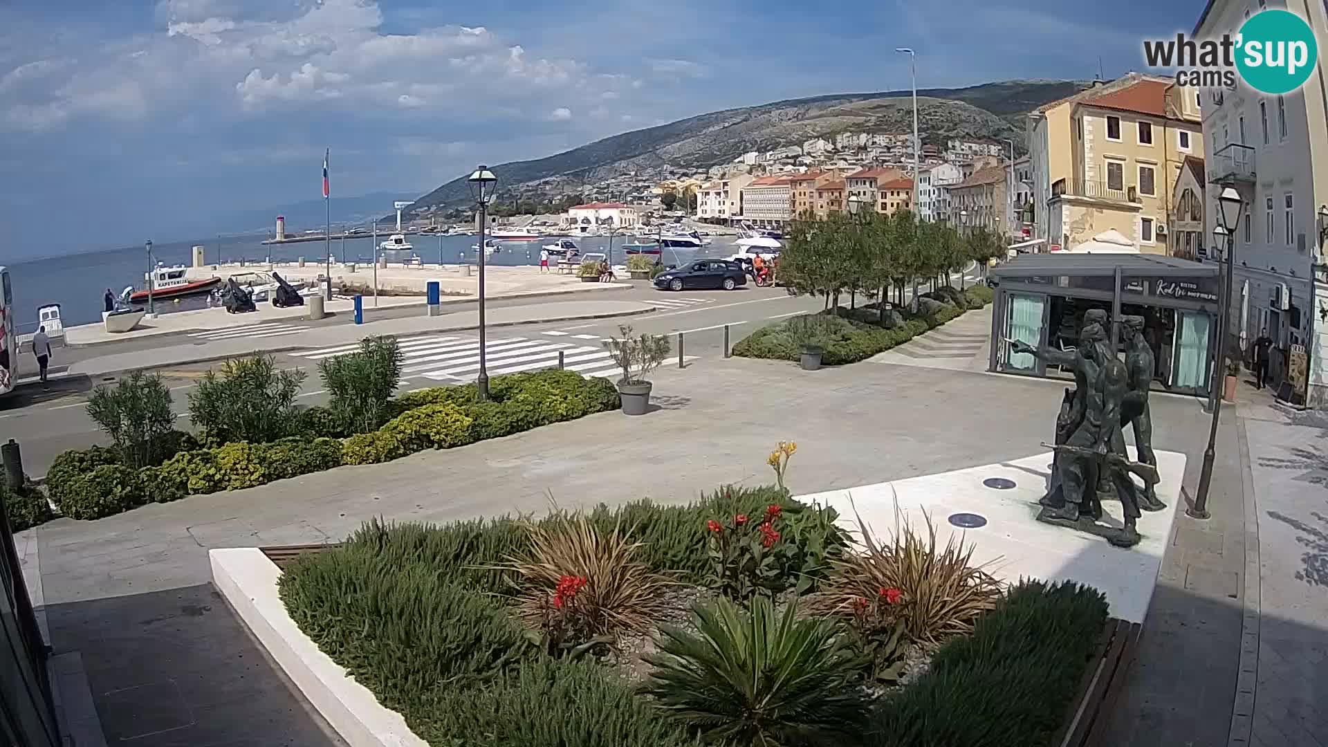 Webcam en vivo Senj riva – paseo marítimo