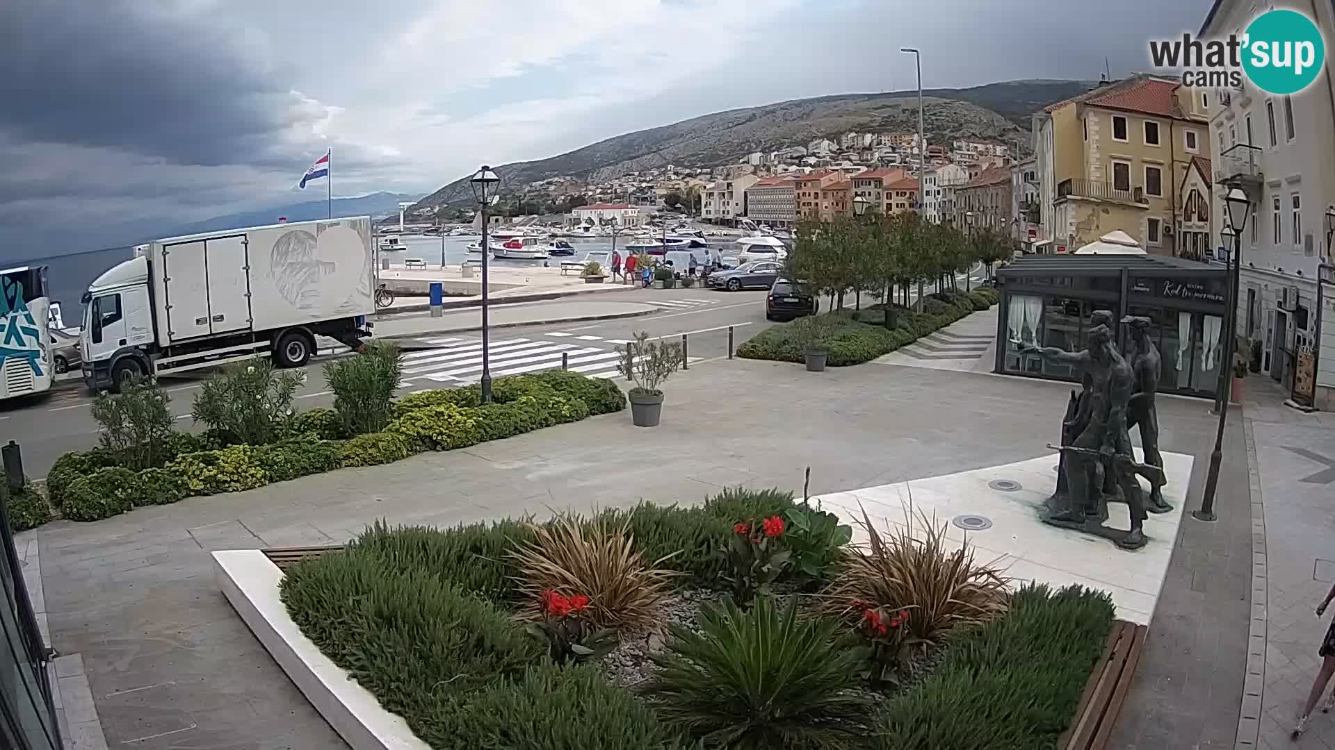 Webcam en vivo Senj riva – paseo marítimo