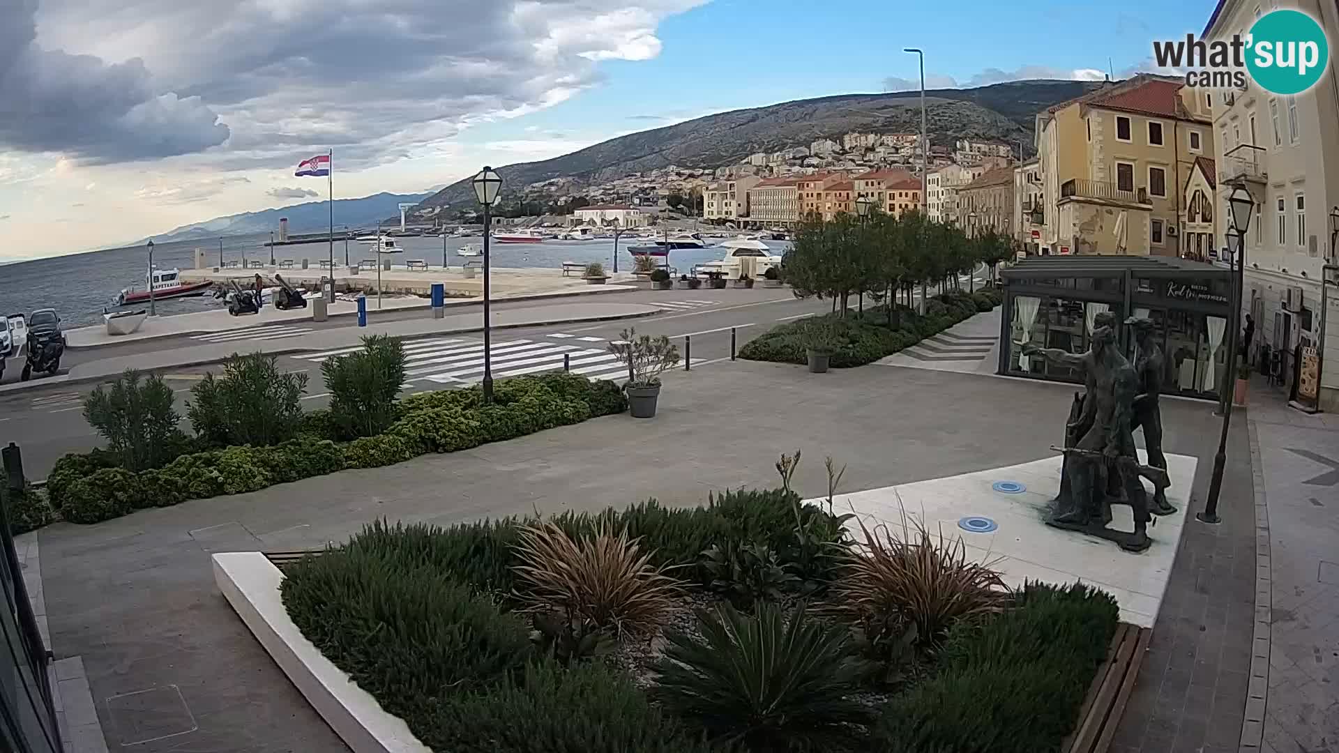 Webcam en vivo Senj riva – paseo marítimo