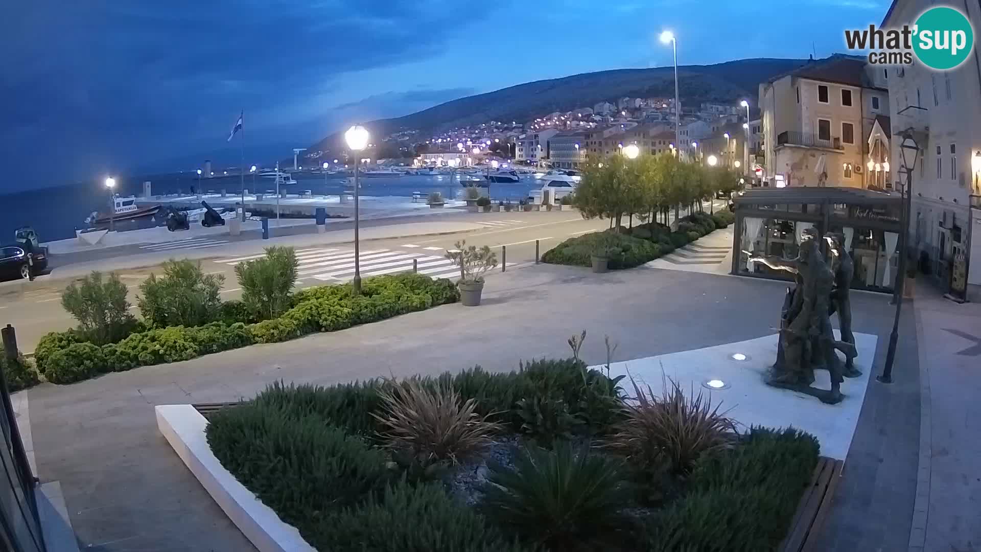 Live webcam Senj riva – fronte mare