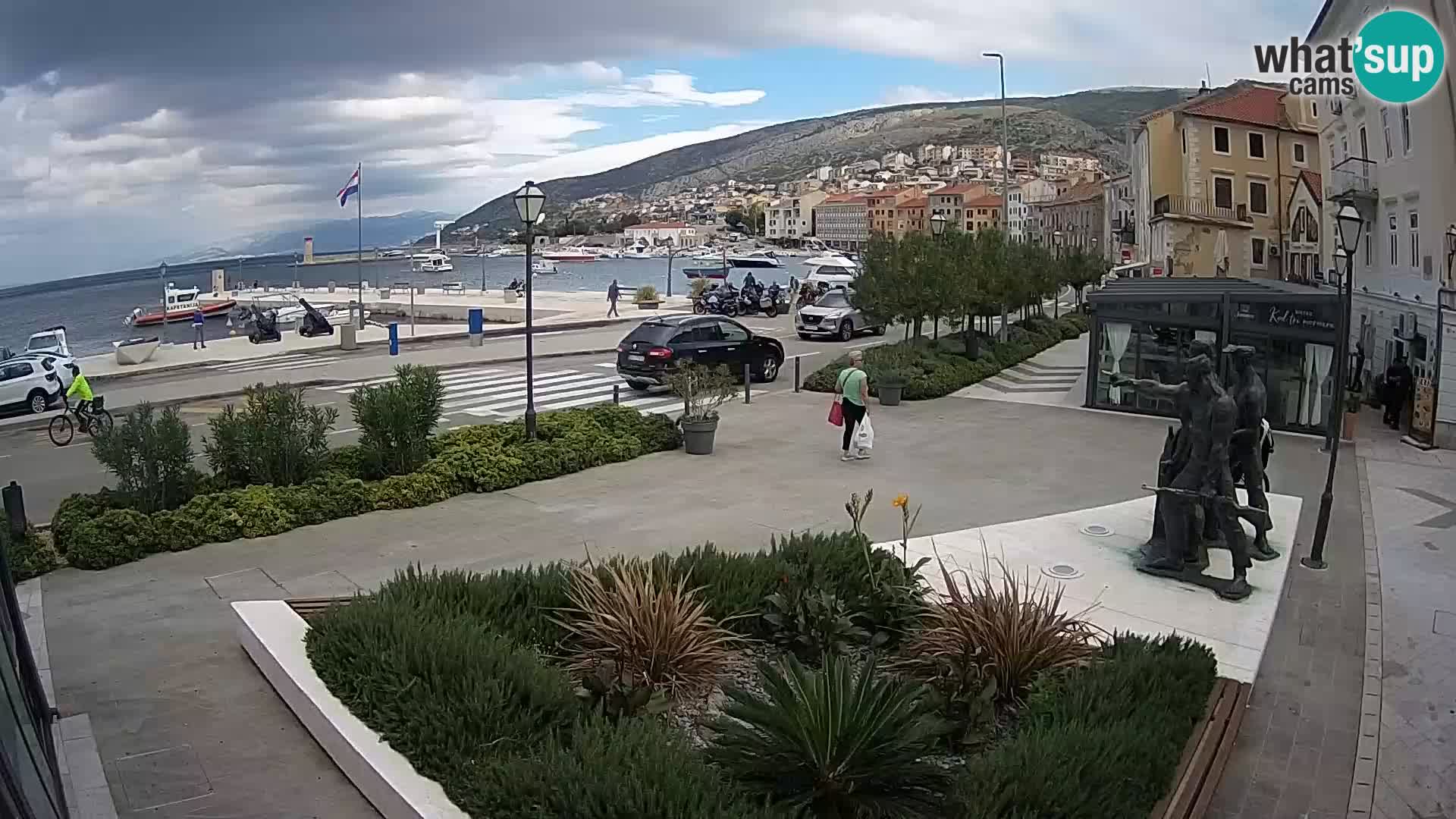 Live webcam Senj riva – seafront – Croatia