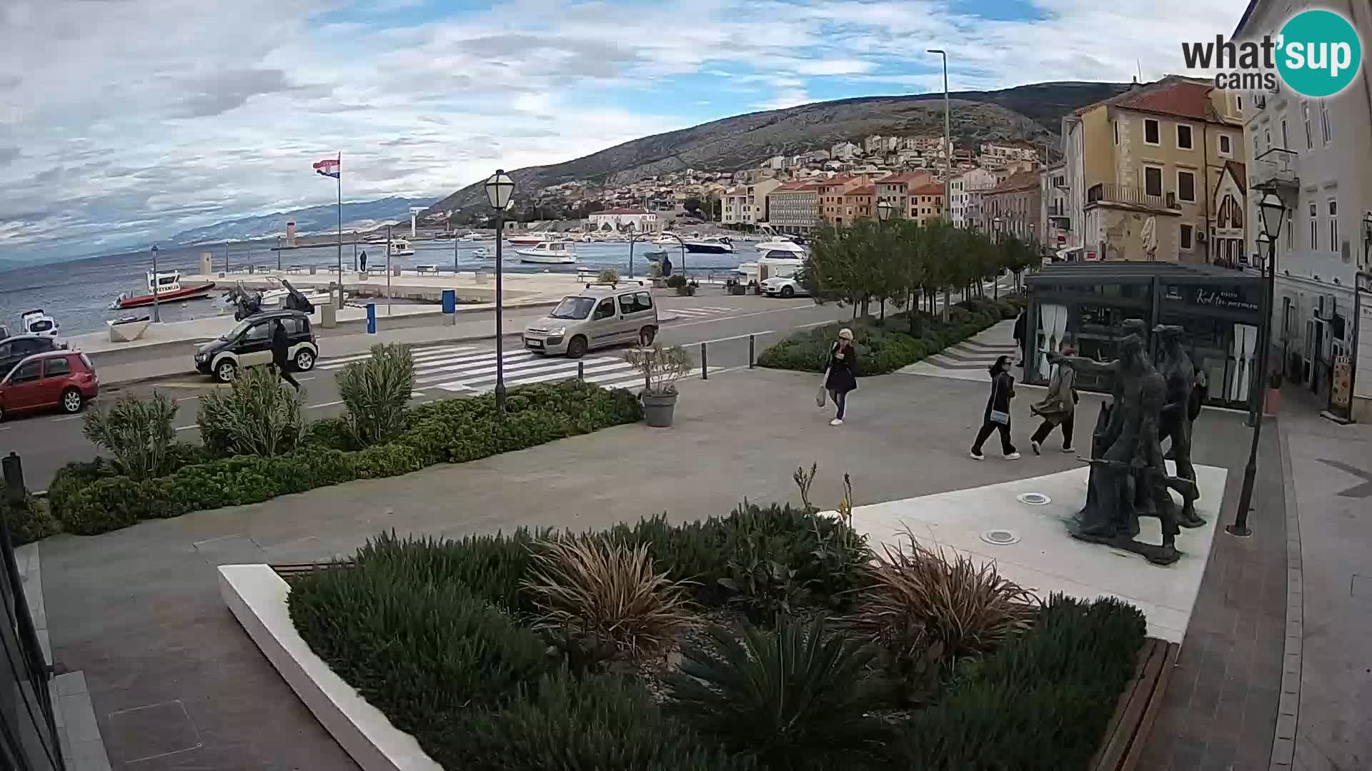 Live-Webcam Senj Riva – direkt am Meer – Kroatien