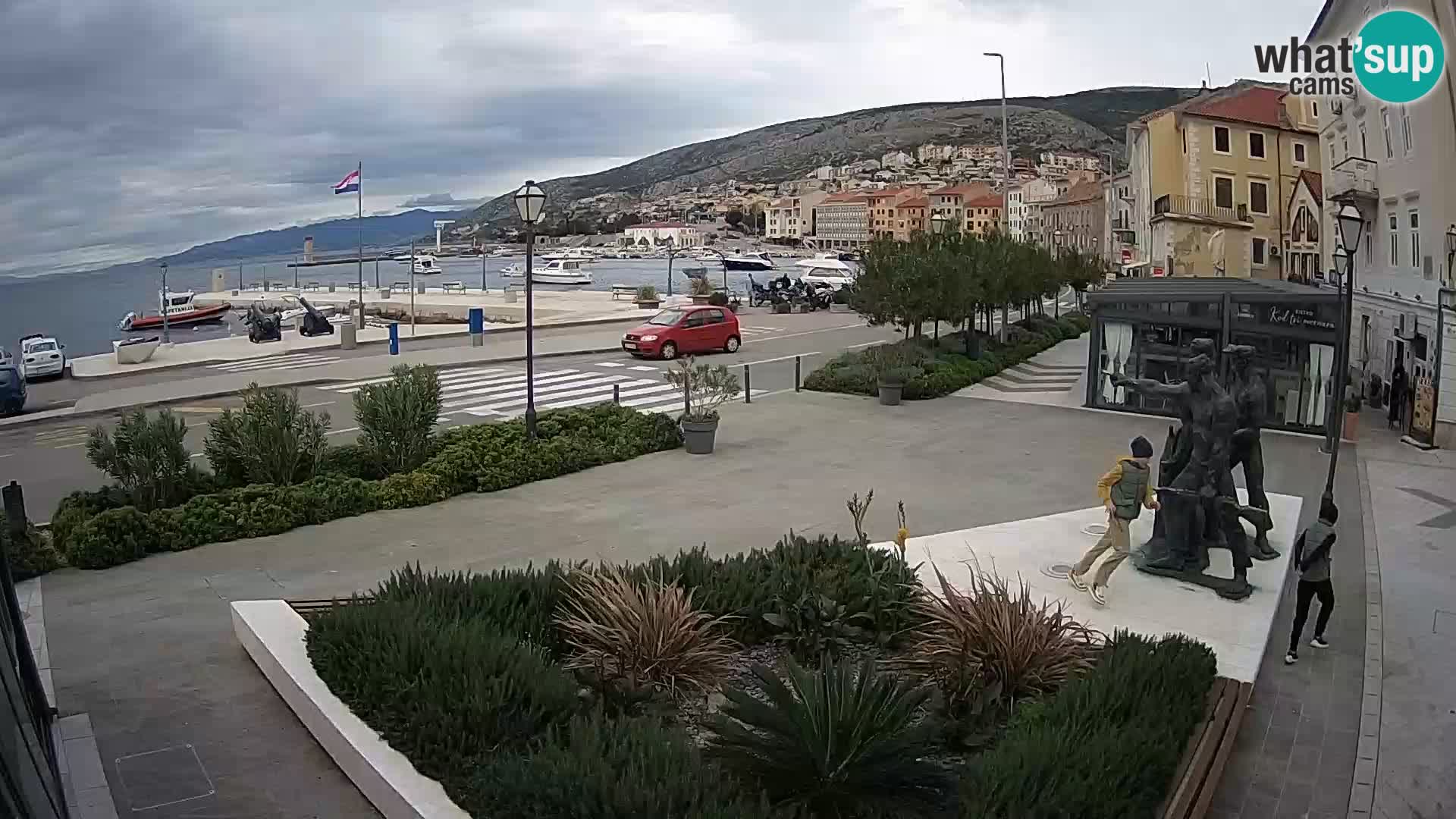 Live webcam Senj riva – seafront – Croatia