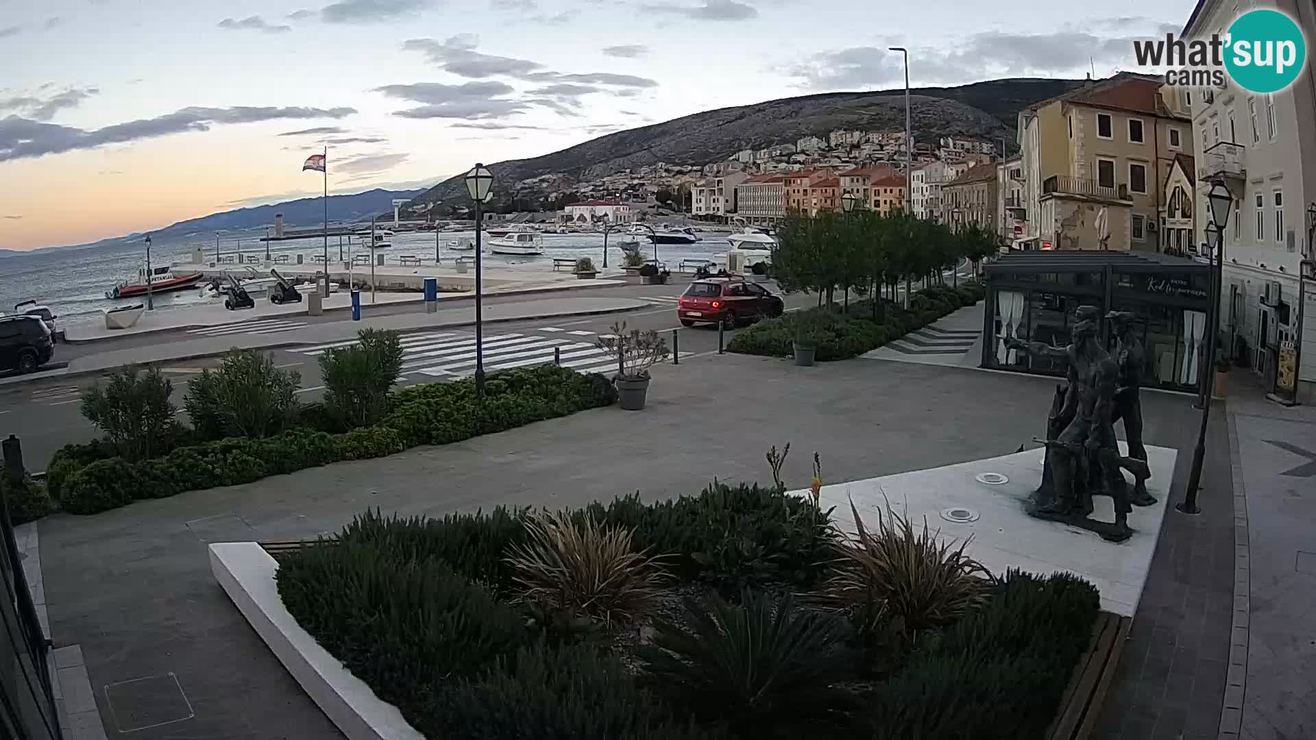 Live webcam Senj riva – fronte mare