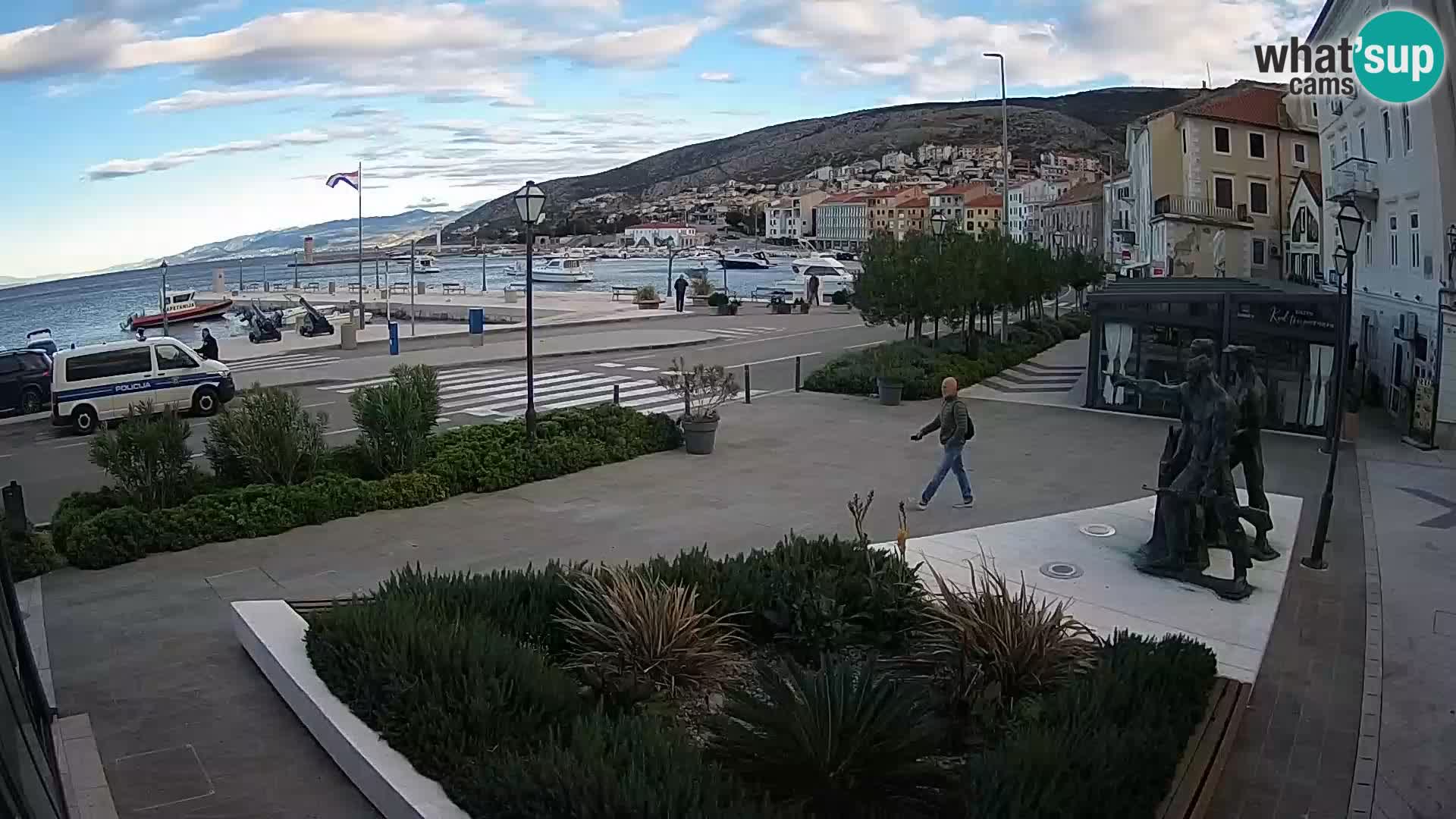 Live webcam Senj riva – fronte mare