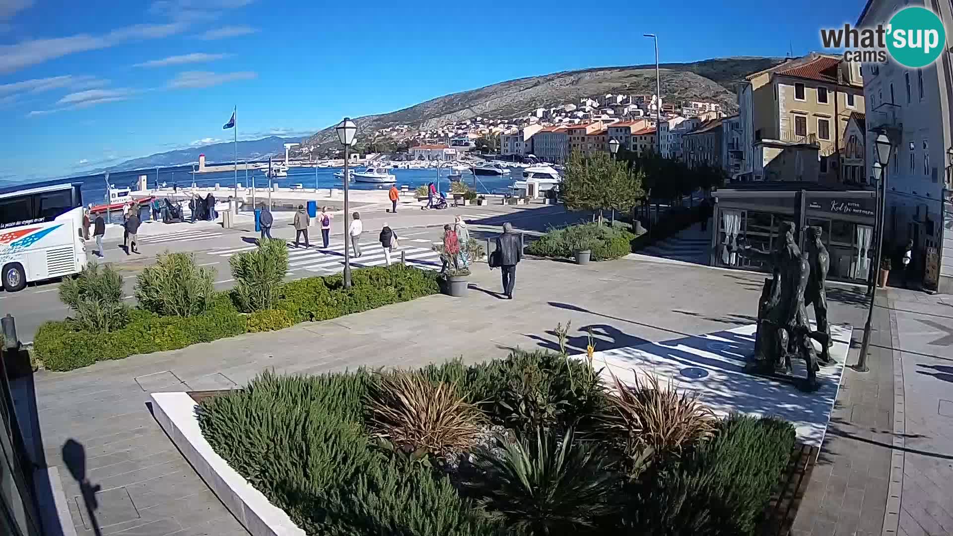 Webcam en vivo Senj riva – paseo marítimo