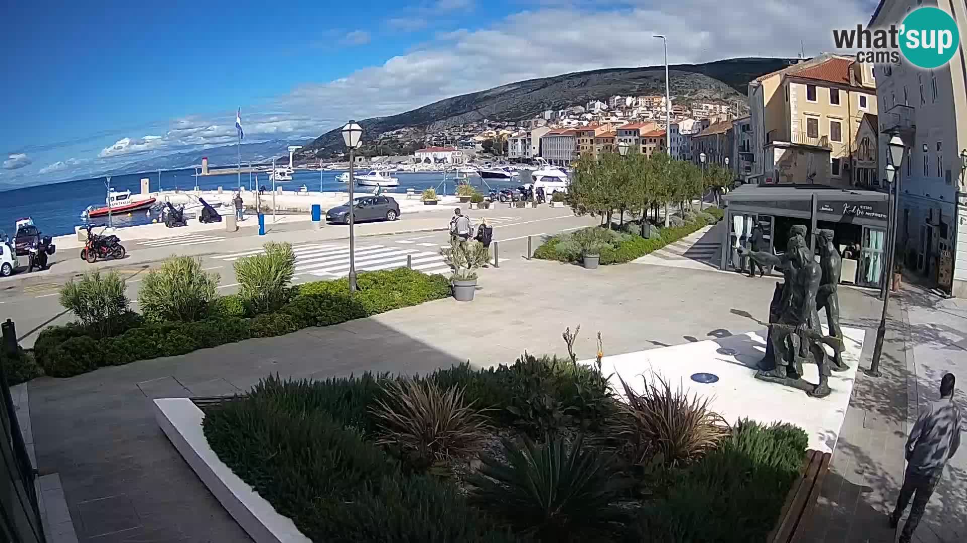 Live webcam Senj riva – seafront – Croatia