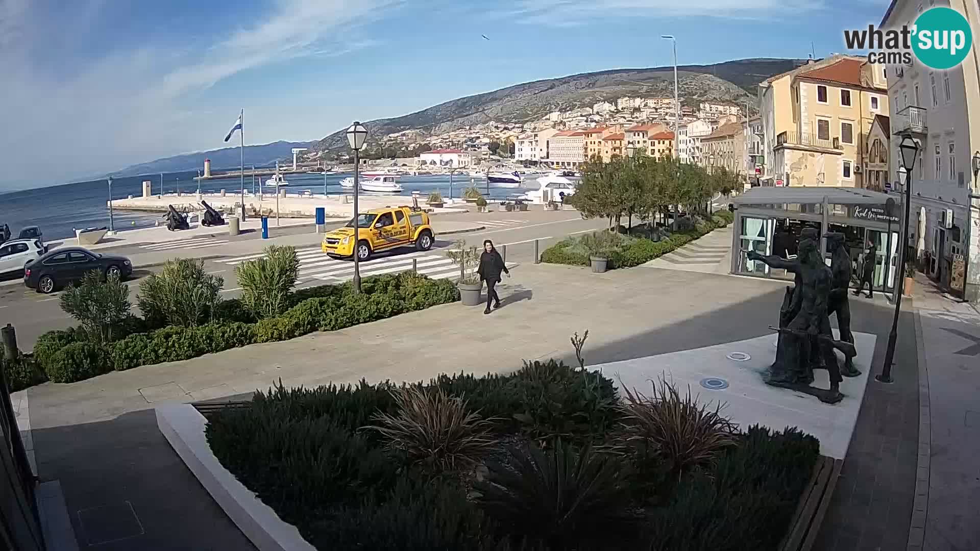 Live webcam Senj riva – fronte mare