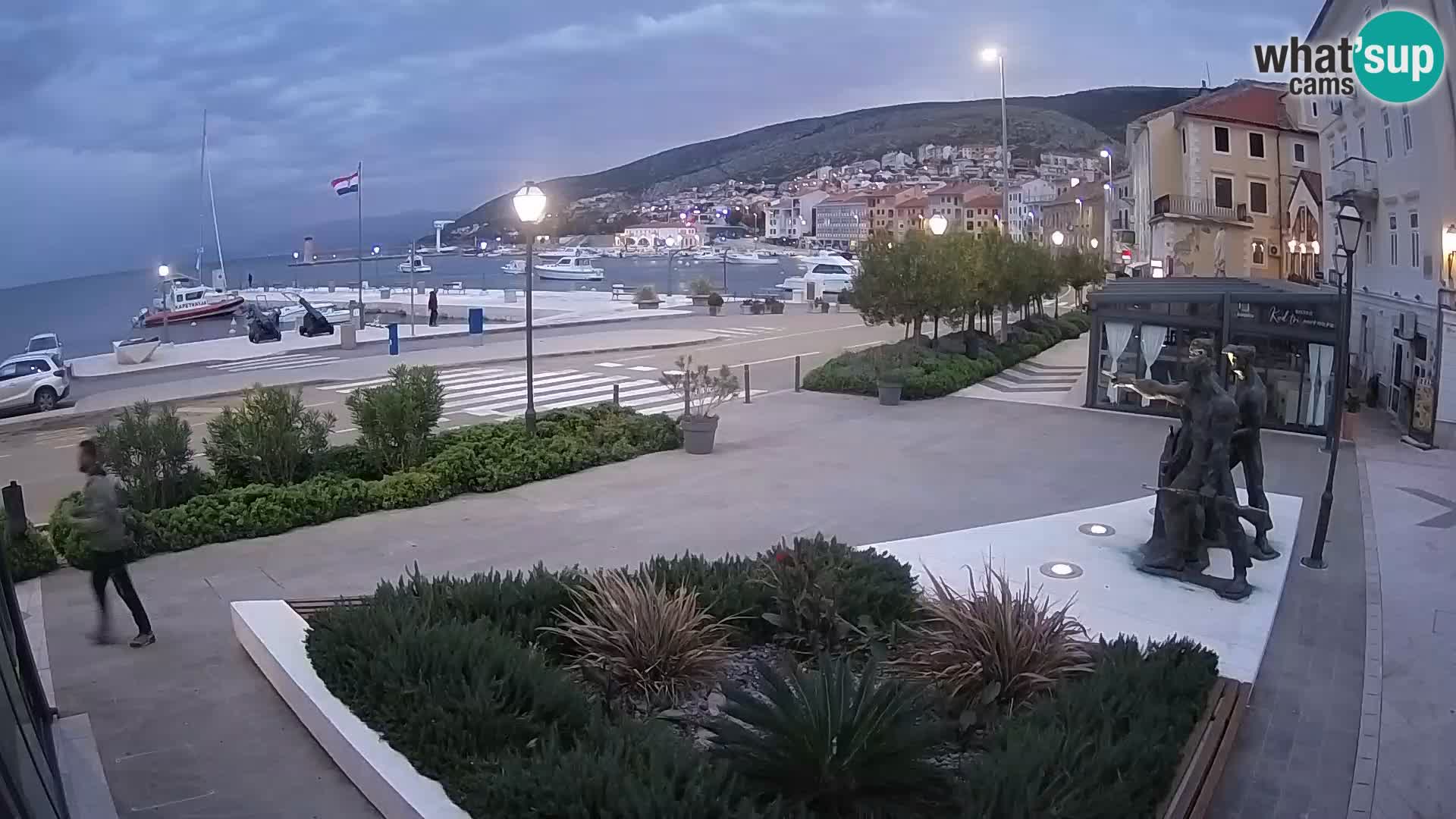 Live webcam Senj riva – seafront – Croatia