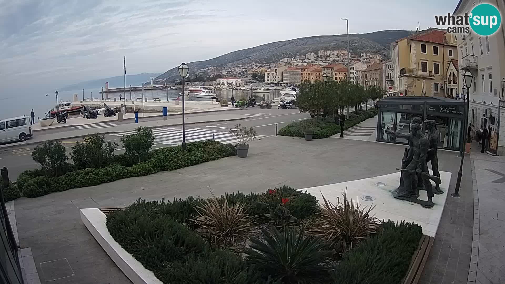 Live webcam Senj riva – fronte mare