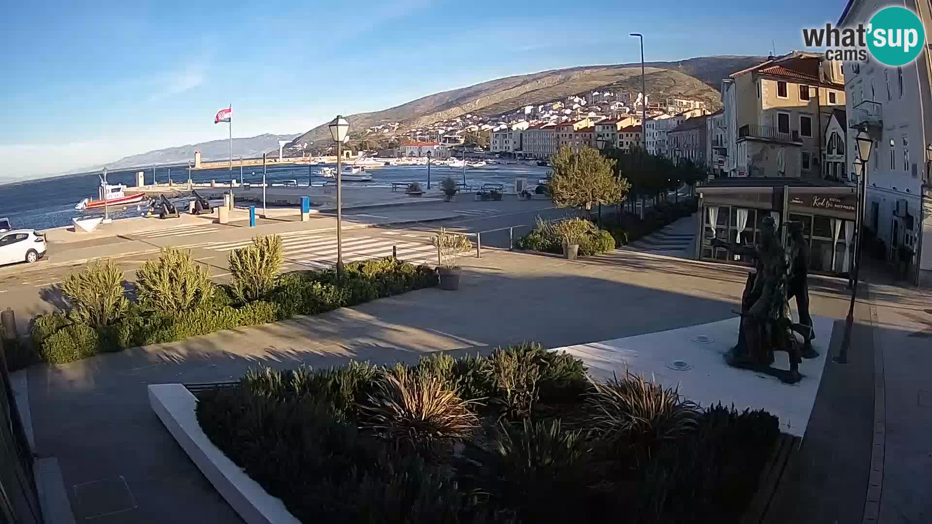 Live-Webcam Senj Riva – direkt am Meer – Kroatien