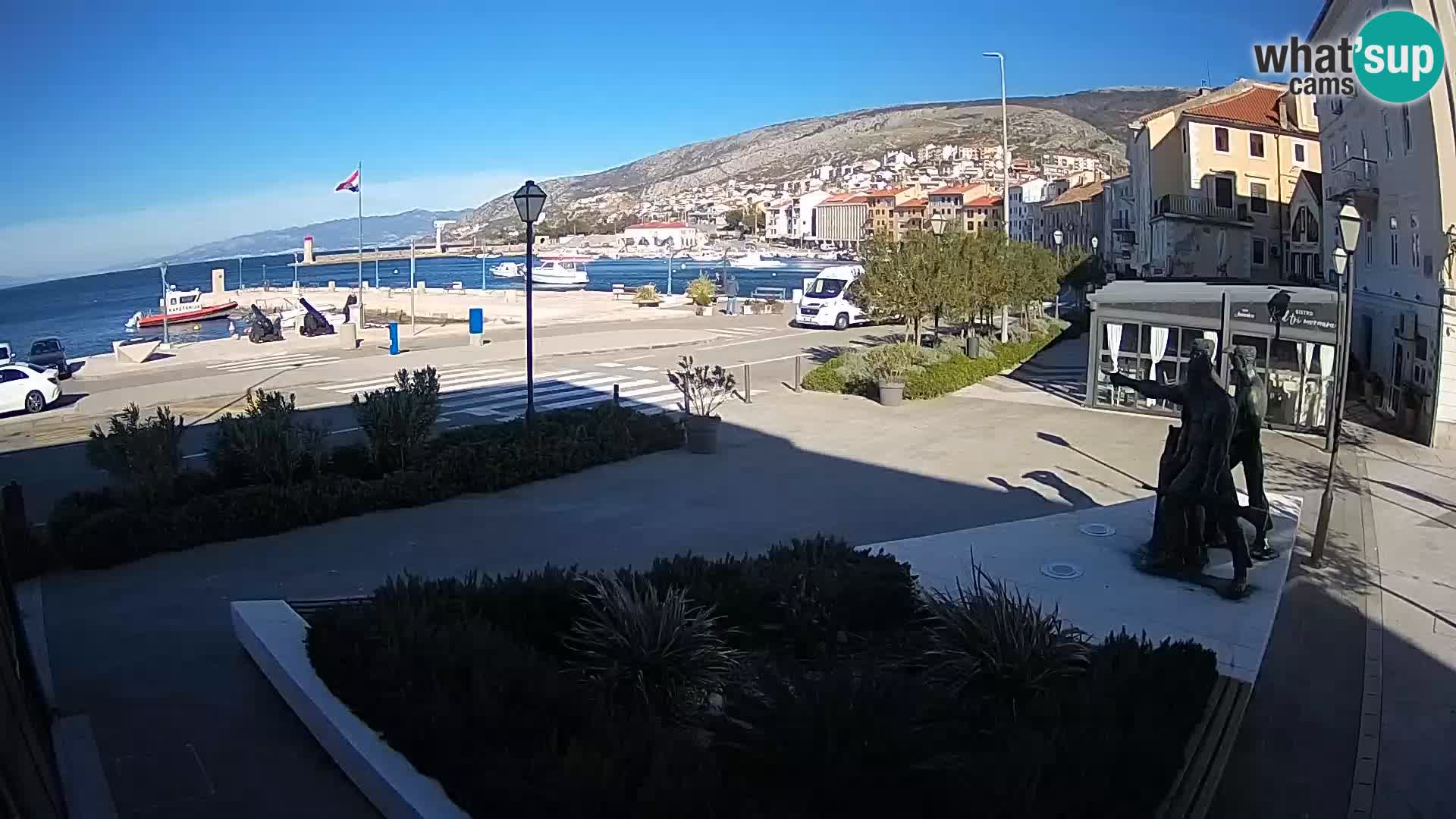 Live-Webcam Senj Riva – direkt am Meer – Kroatien