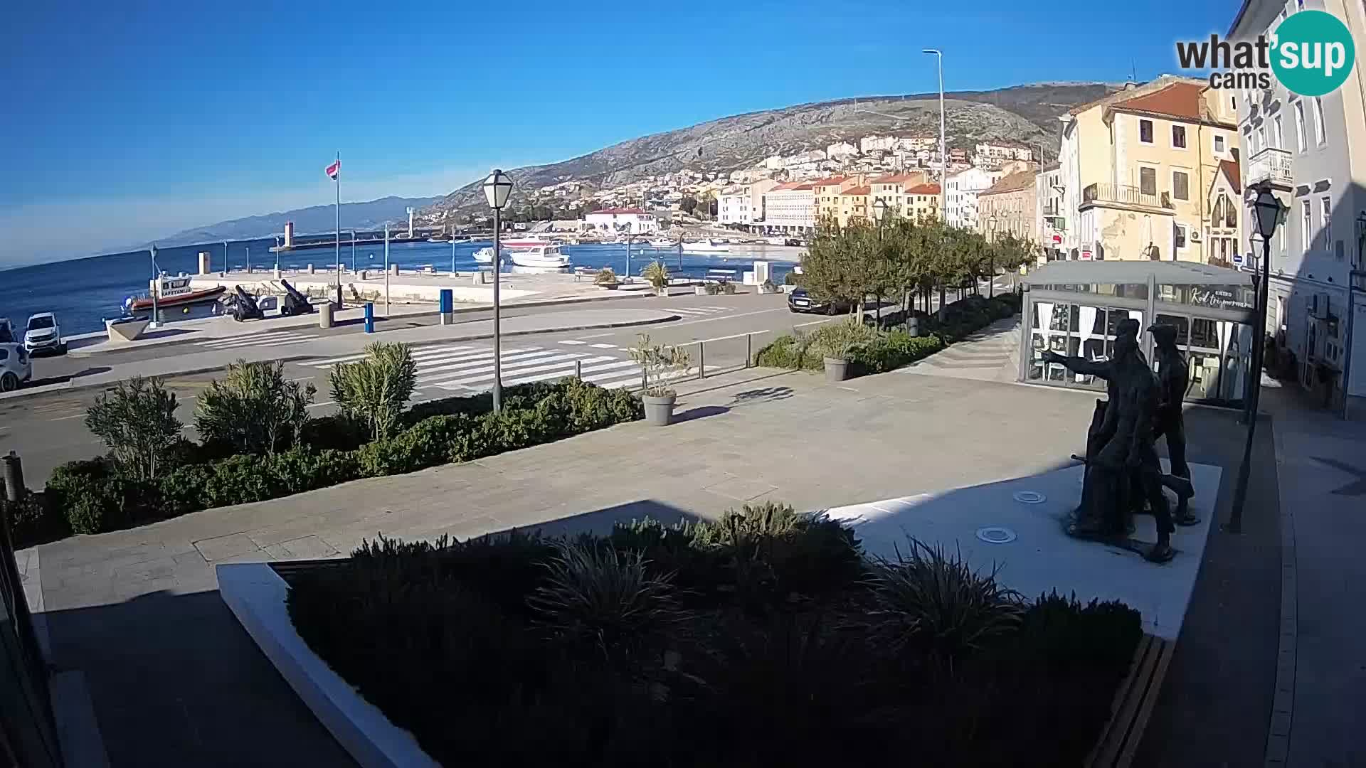 Live-Webcam Senj Riva – direkt am Meer – Kroatien