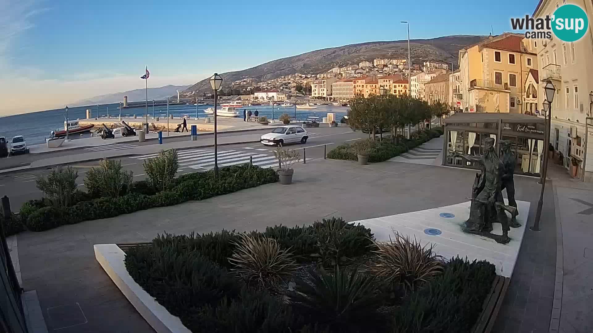 Live-Webcam Senj Riva – direkt am Meer – Kroatien