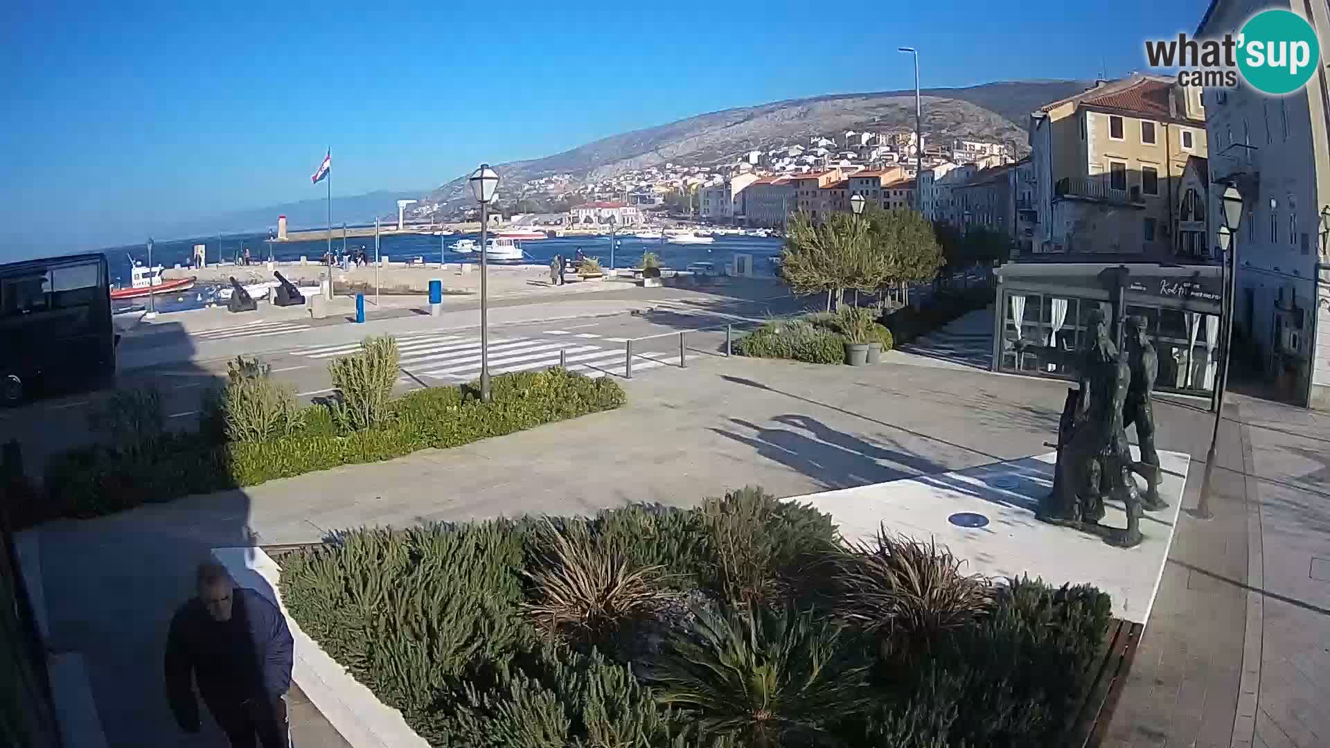 Live webcam Senj riva – fronte mare