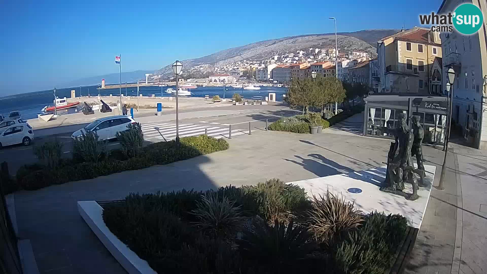 Live webcam Senj riva – fronte mare