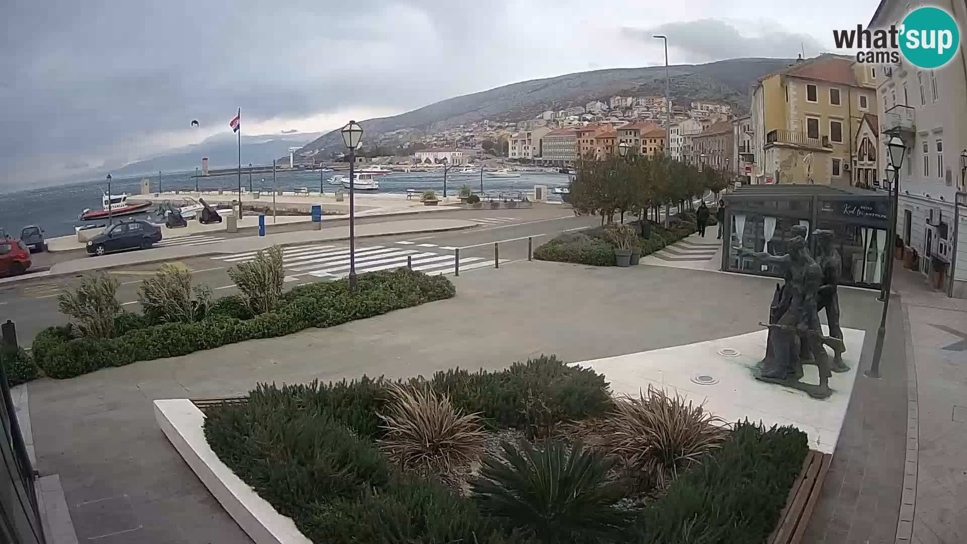 Live-Webcam Senj Riva – direkt am Meer – Kroatien