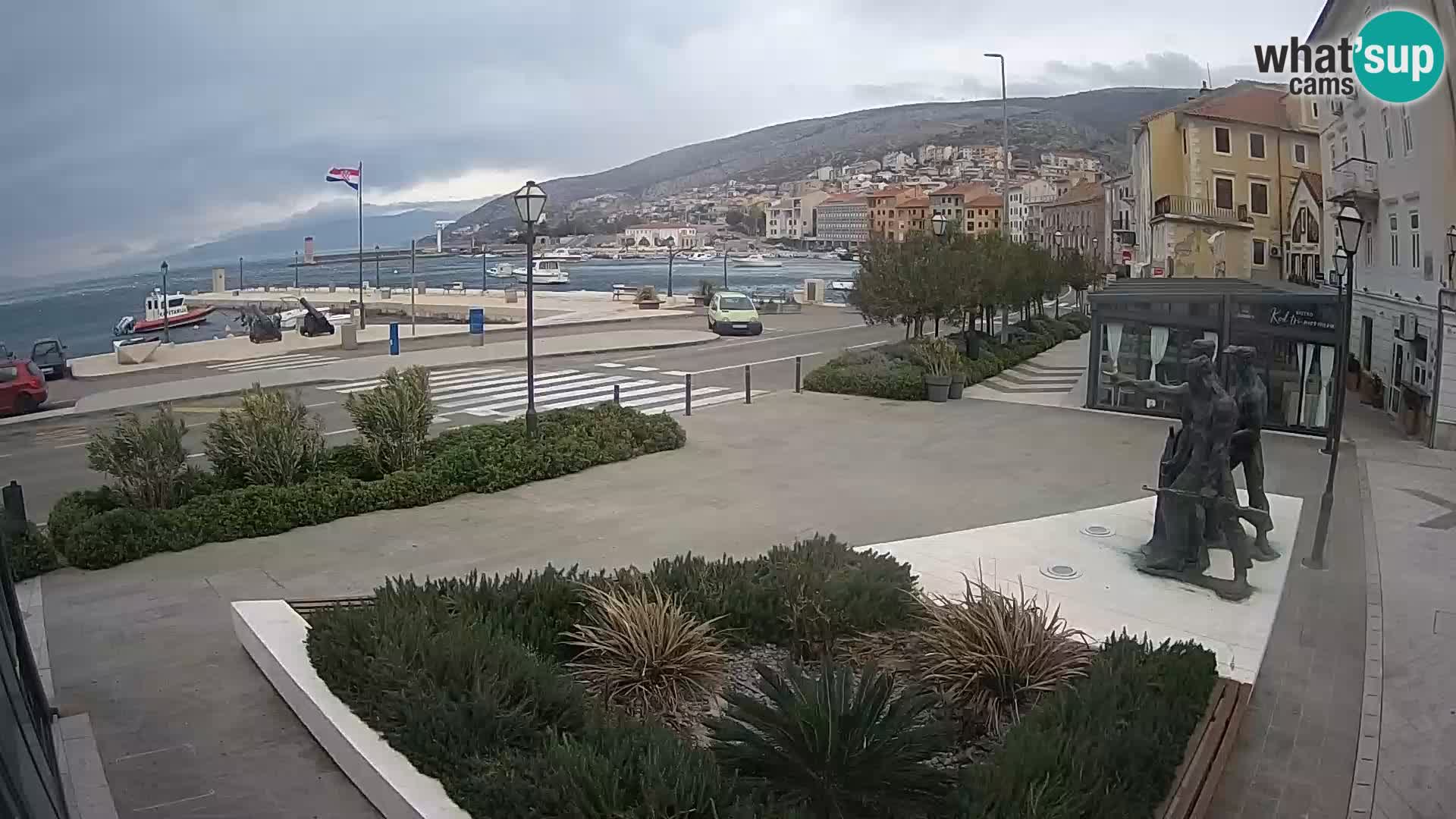 Live webcam Senj riva – fronte mare