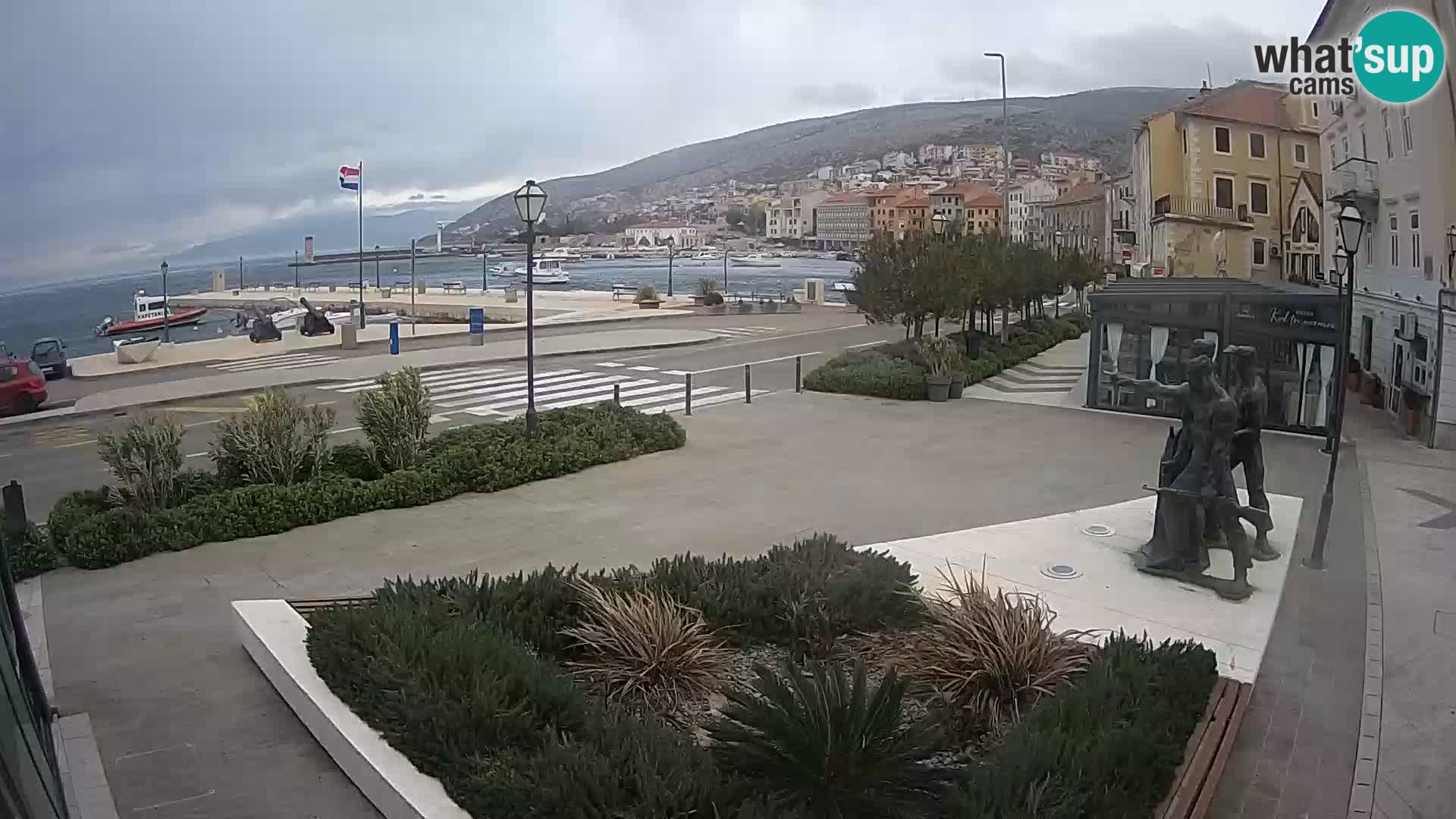 Live webcam Senj riva – fronte mare