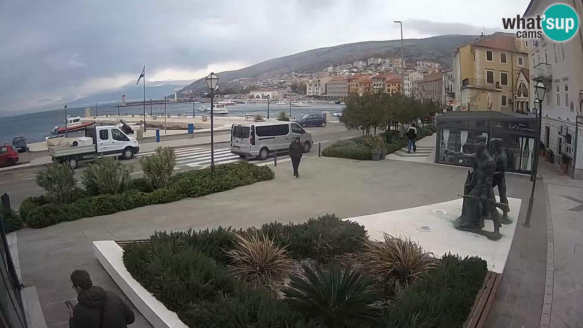 Live webcam Senj riva – fronte mare