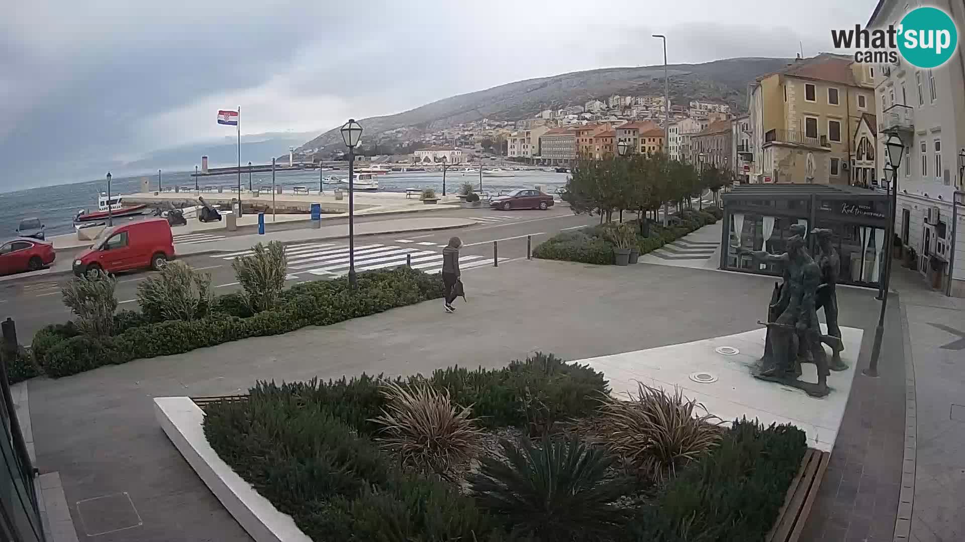 Live webcam Senj riva – fronte mare