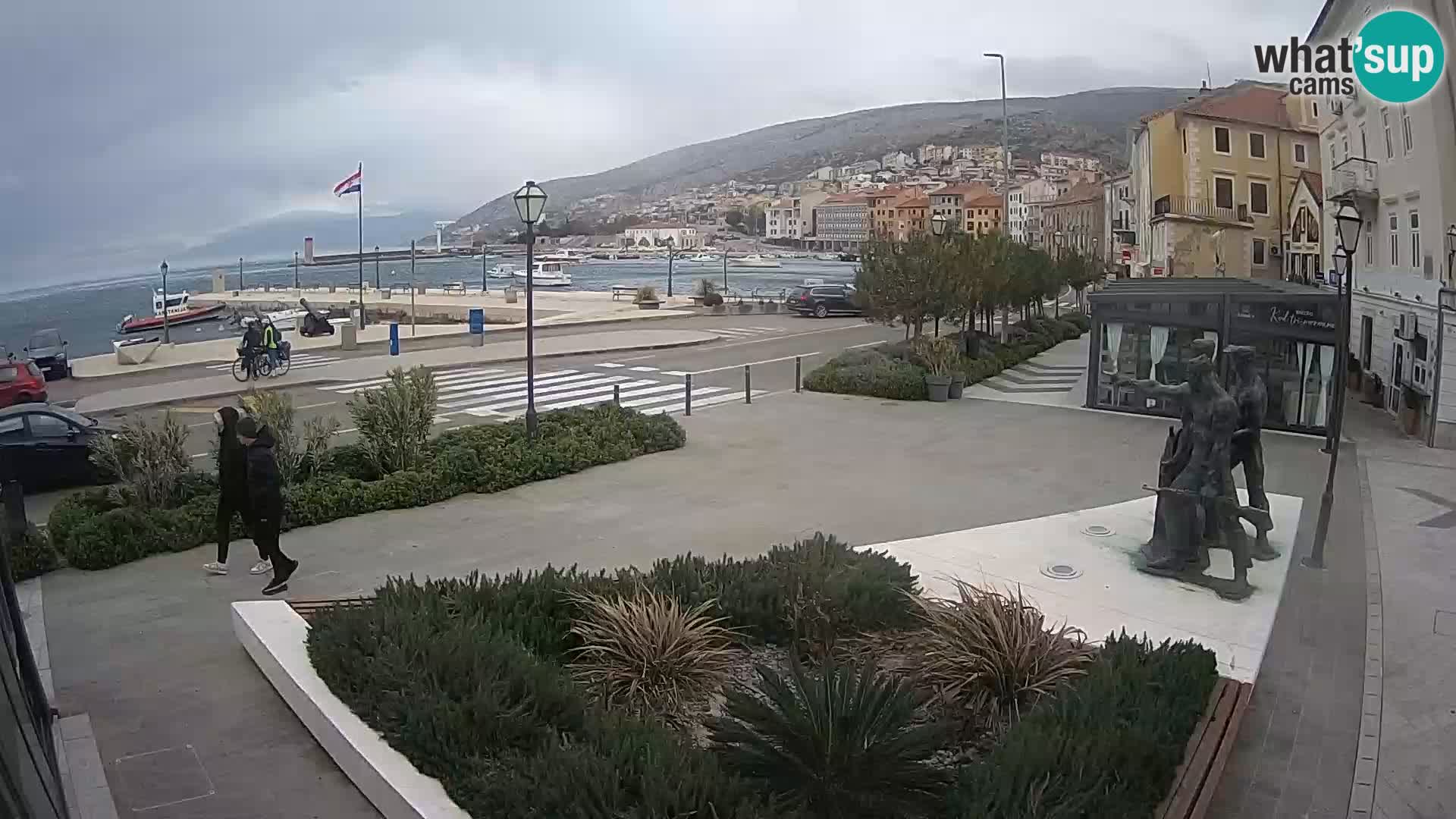 Live webcam Senj riva – fronte mare