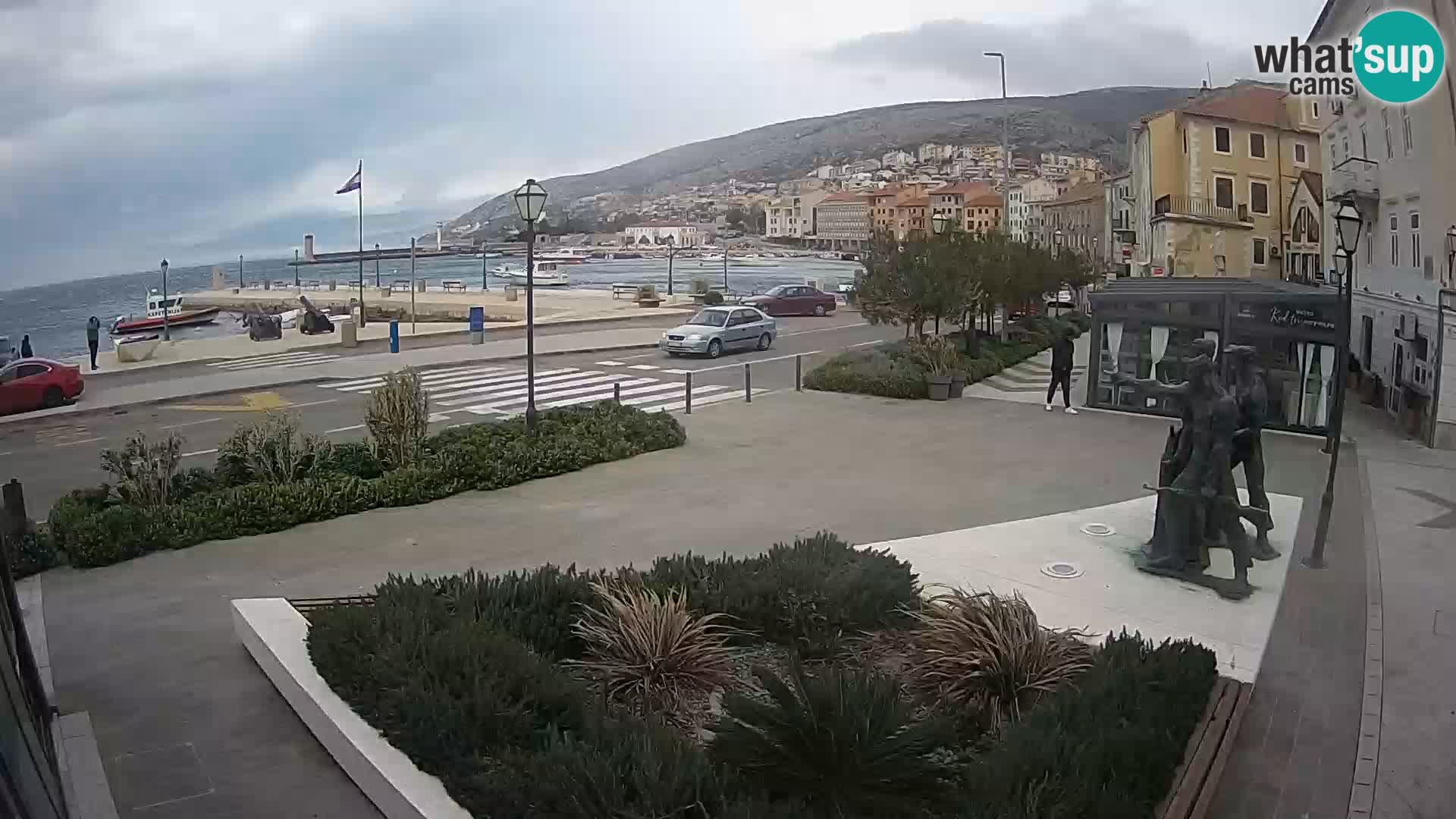 Live webcam Senj riva – seafront – Croatia