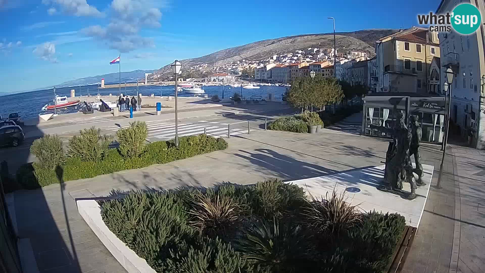 Live-Webcam Senj Riva – direkt am Meer – Kroatien