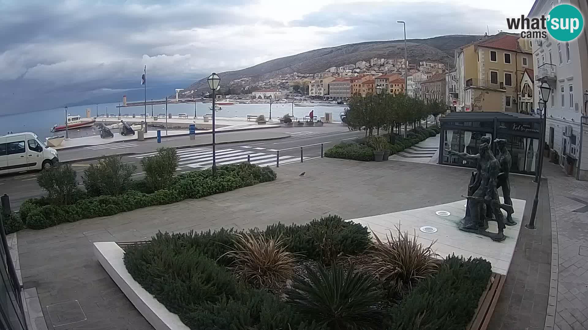 Live webcam Senj riva – seafront – Croatia