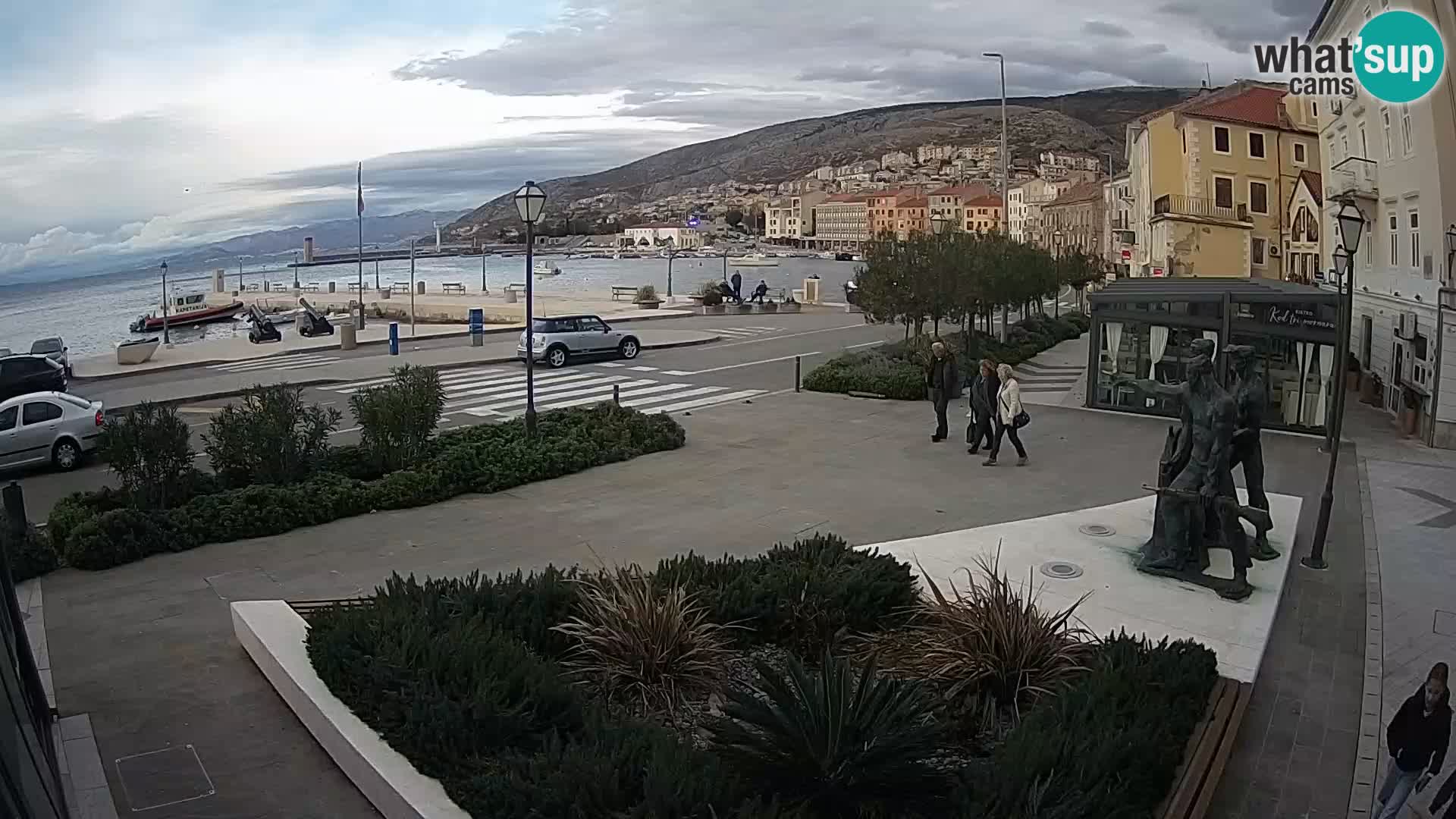 Live-Webcam Senj Riva – direkt am Meer – Kroatien