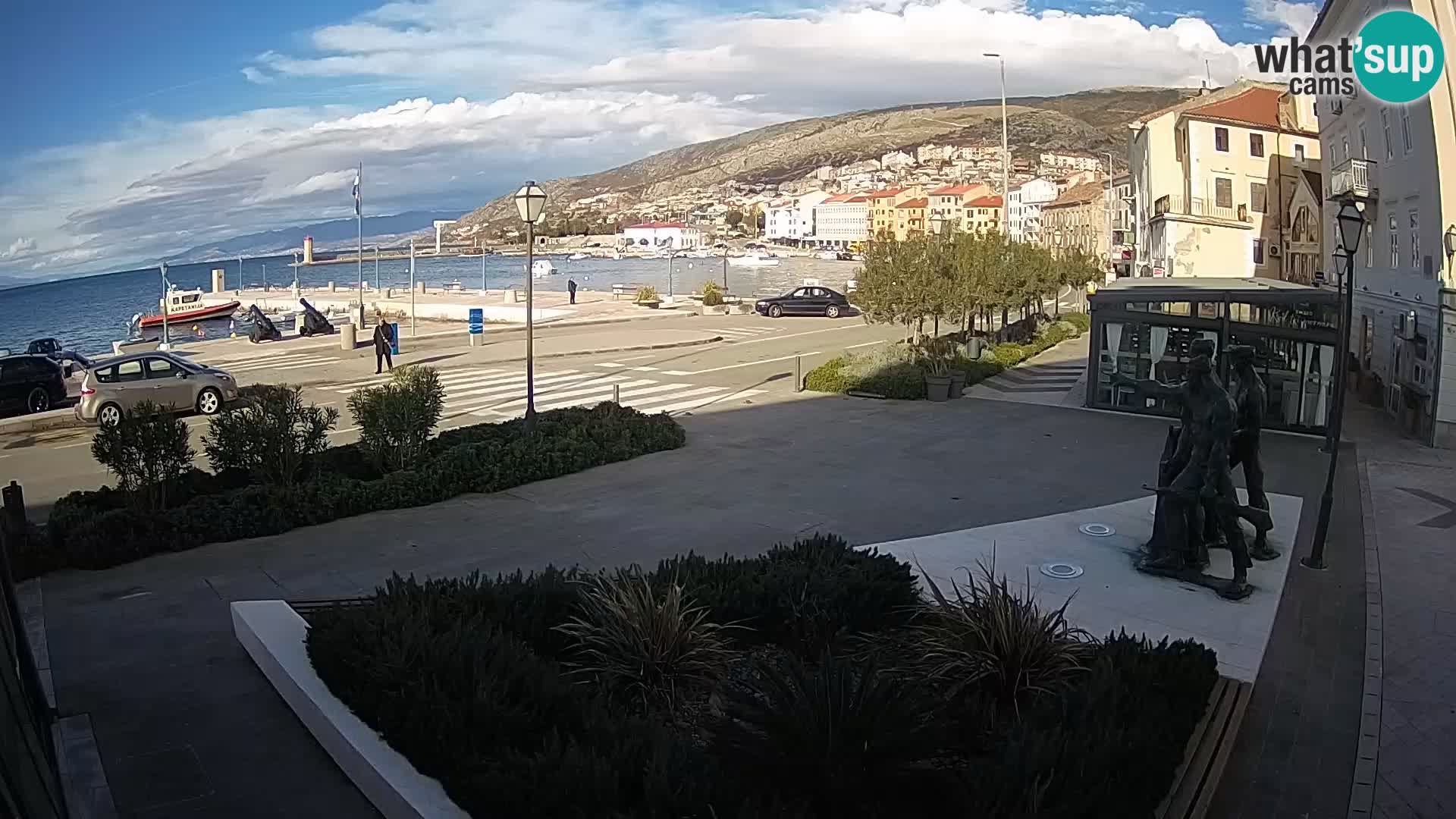 Live-Webcam Senj Riva – direkt am Meer – Kroatien