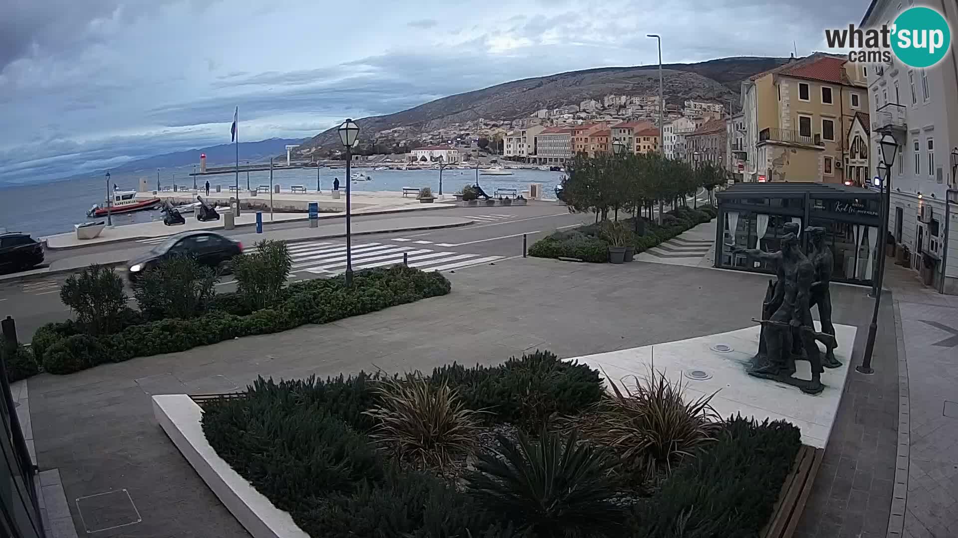 Live webcam Senj riva – fronte mare