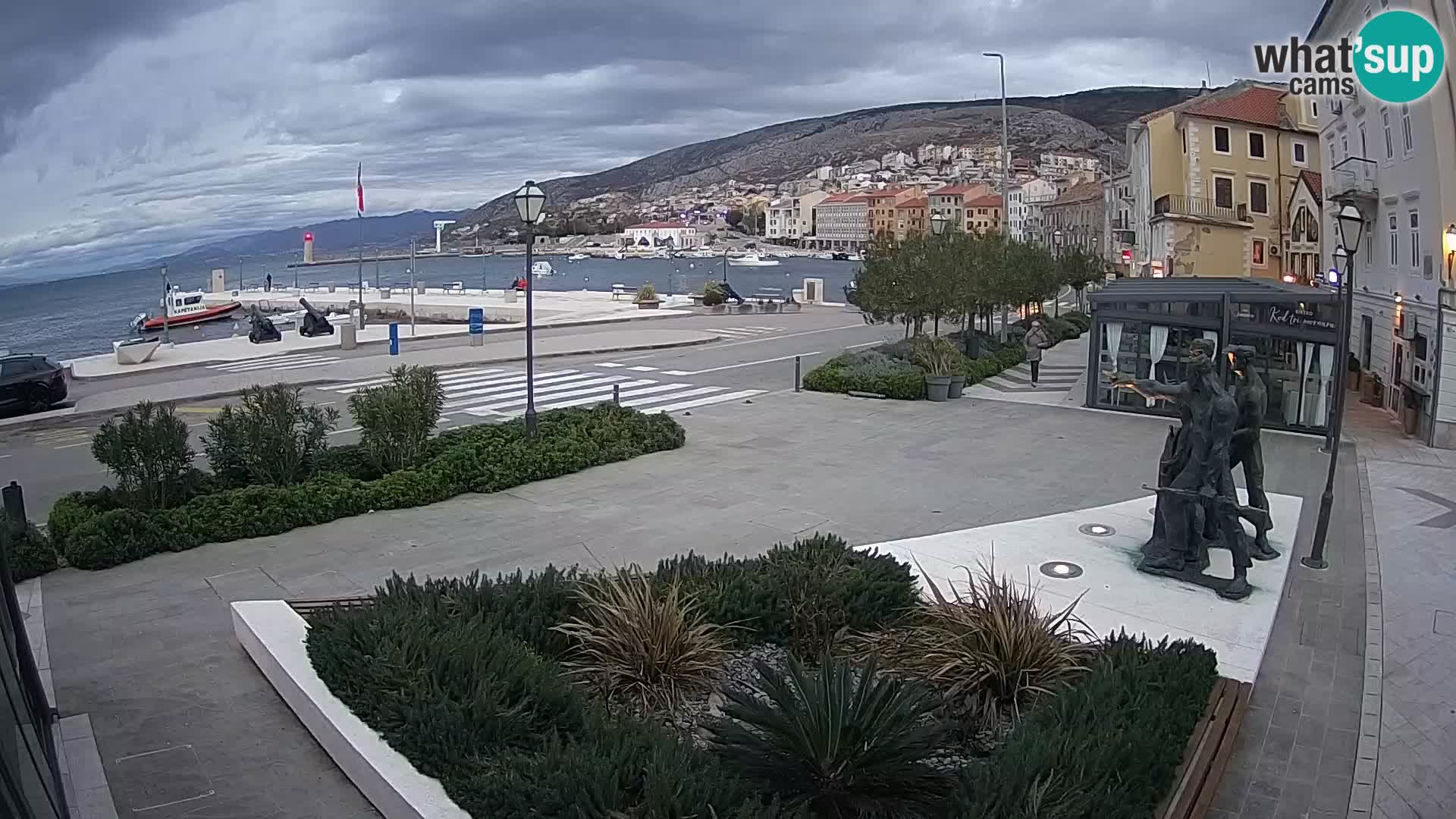 Spletna kamera v živo Senj riva – Hrvaška