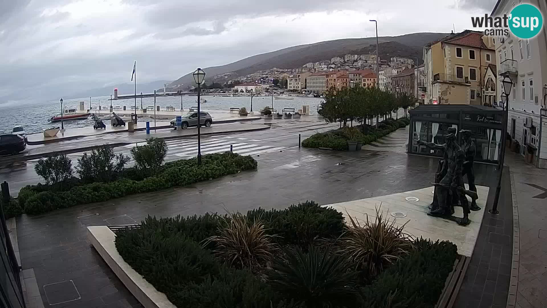 Live webcam Senj riva – fronte mare