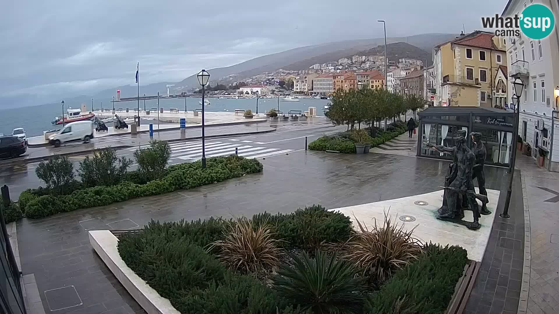 Webcam en vivo Senj riva – paseo marítimo