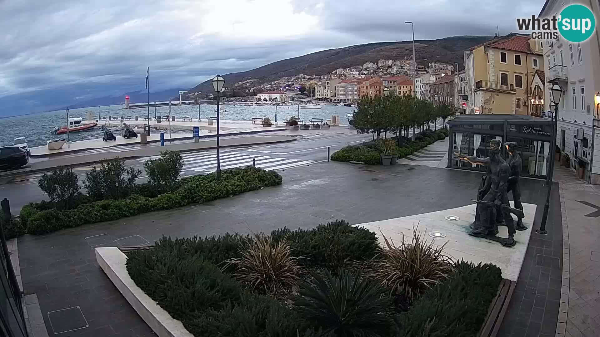 Live webcam Senj riva – fronte mare